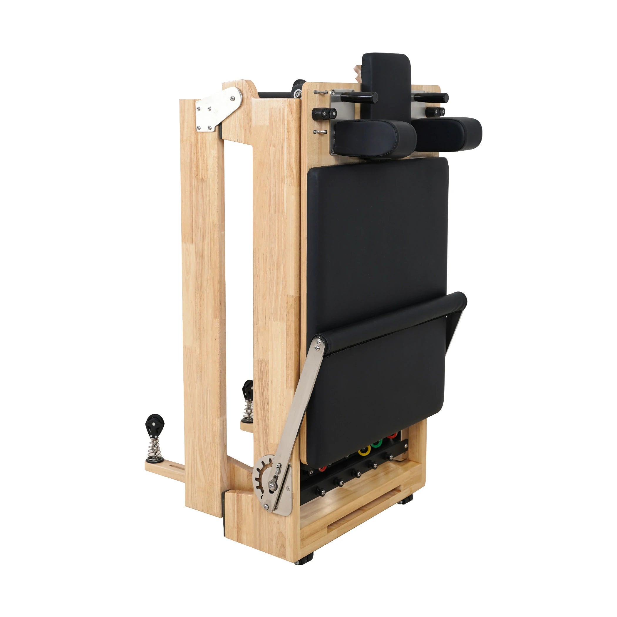 Oak Folding Classic Pilates Reformer Black