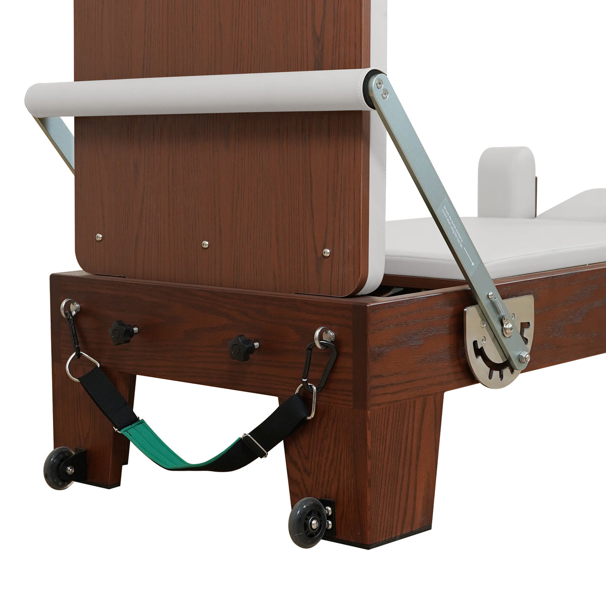 Gymfrog Classic Walnut Pilates Reformer Beige