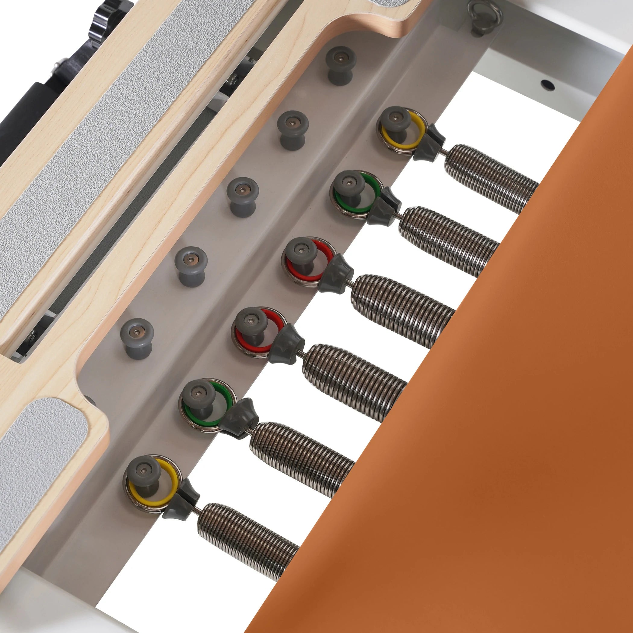 Folding Pilates Aluminum Alloy Reformer Orange