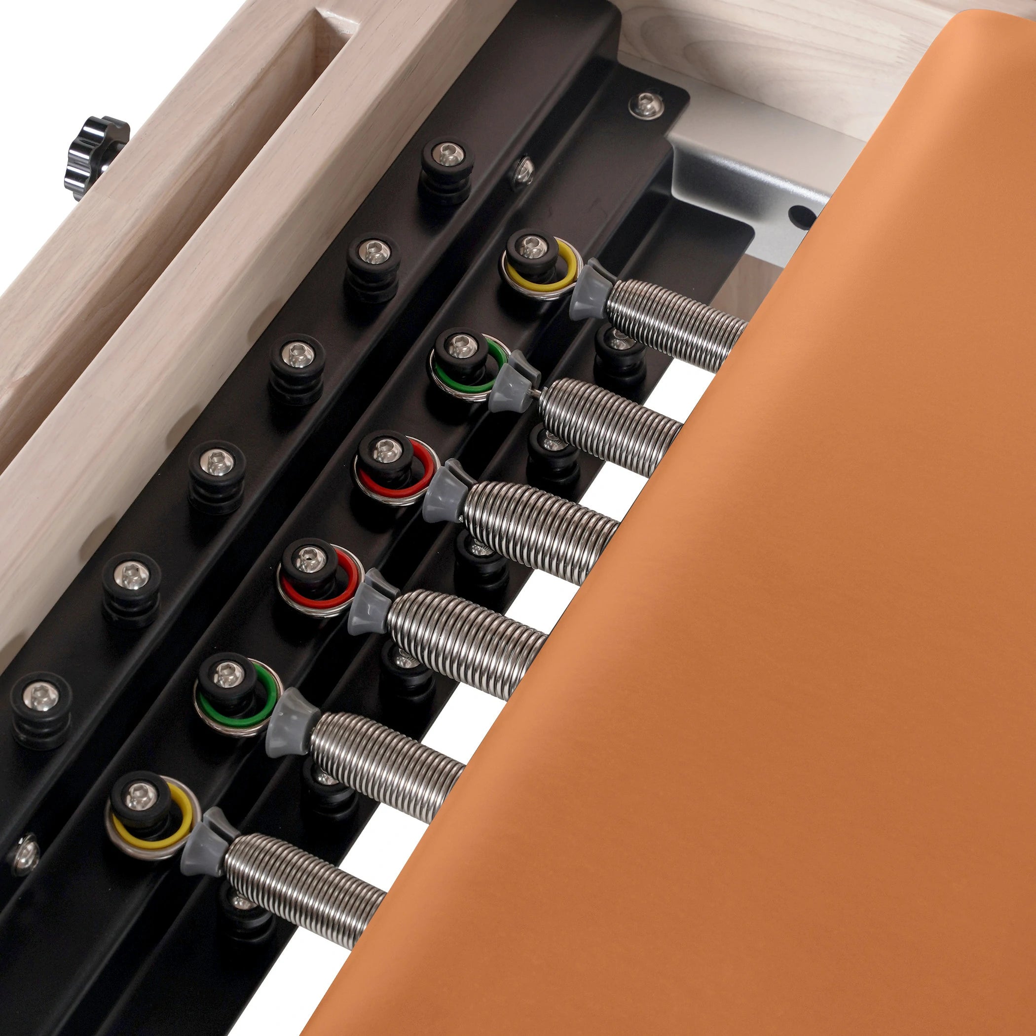 Classic Pilates Wood Reformer Orange