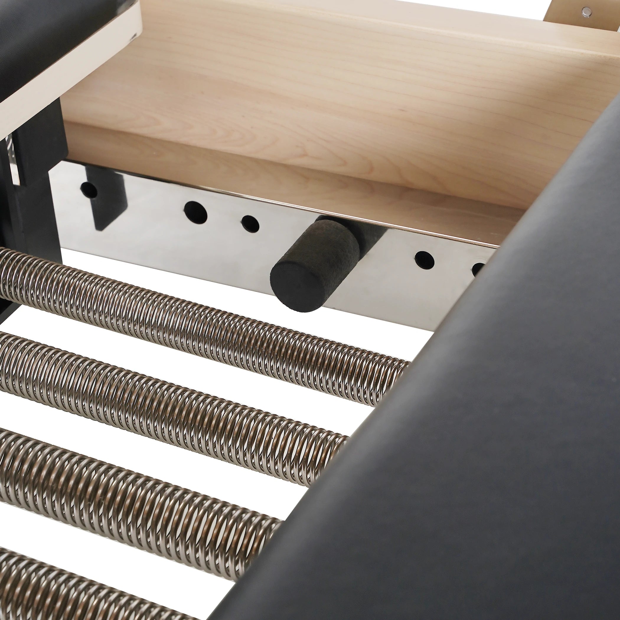 Maple Pilates Reformer with Tower Black