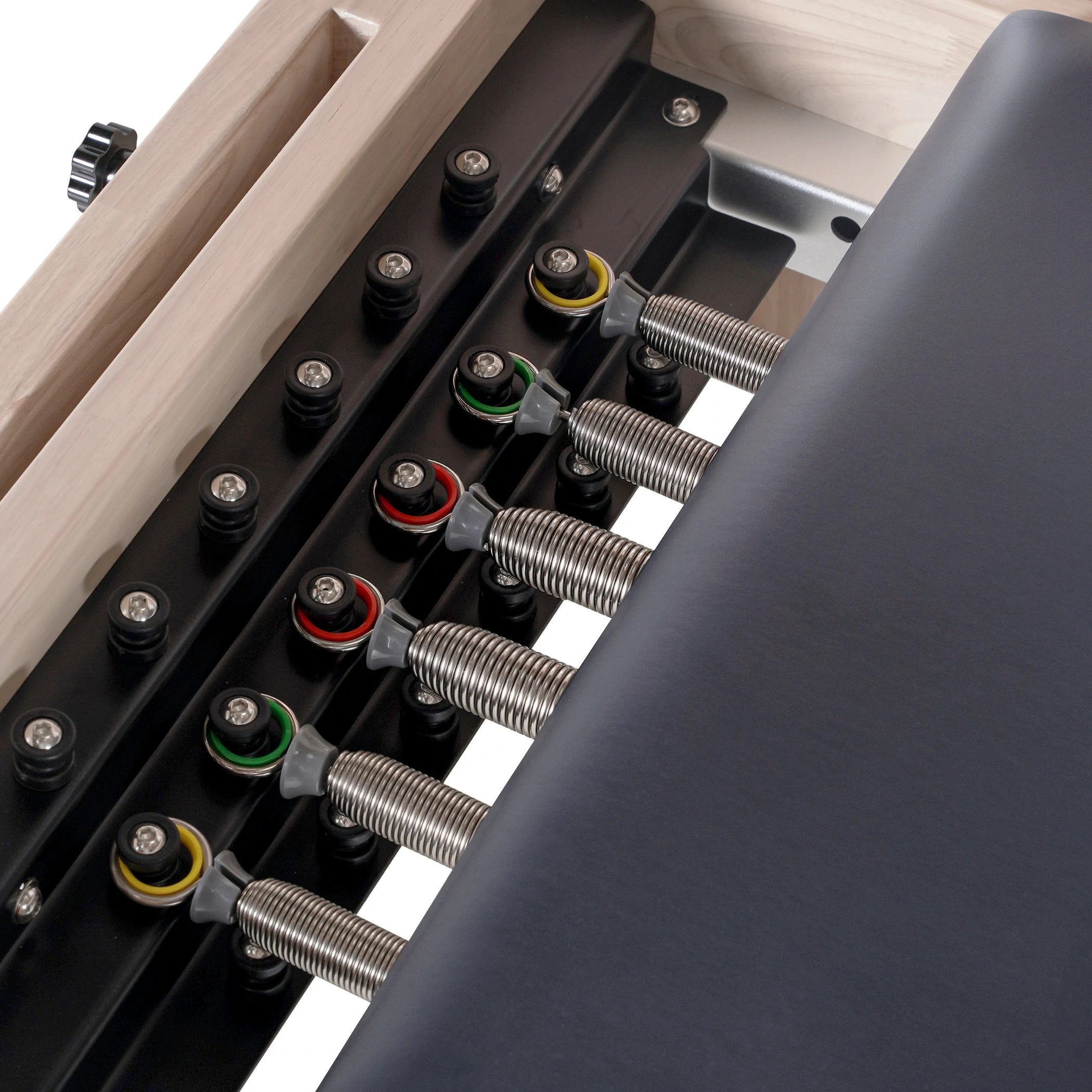 Oak Pilates Reformer with Tower Grey