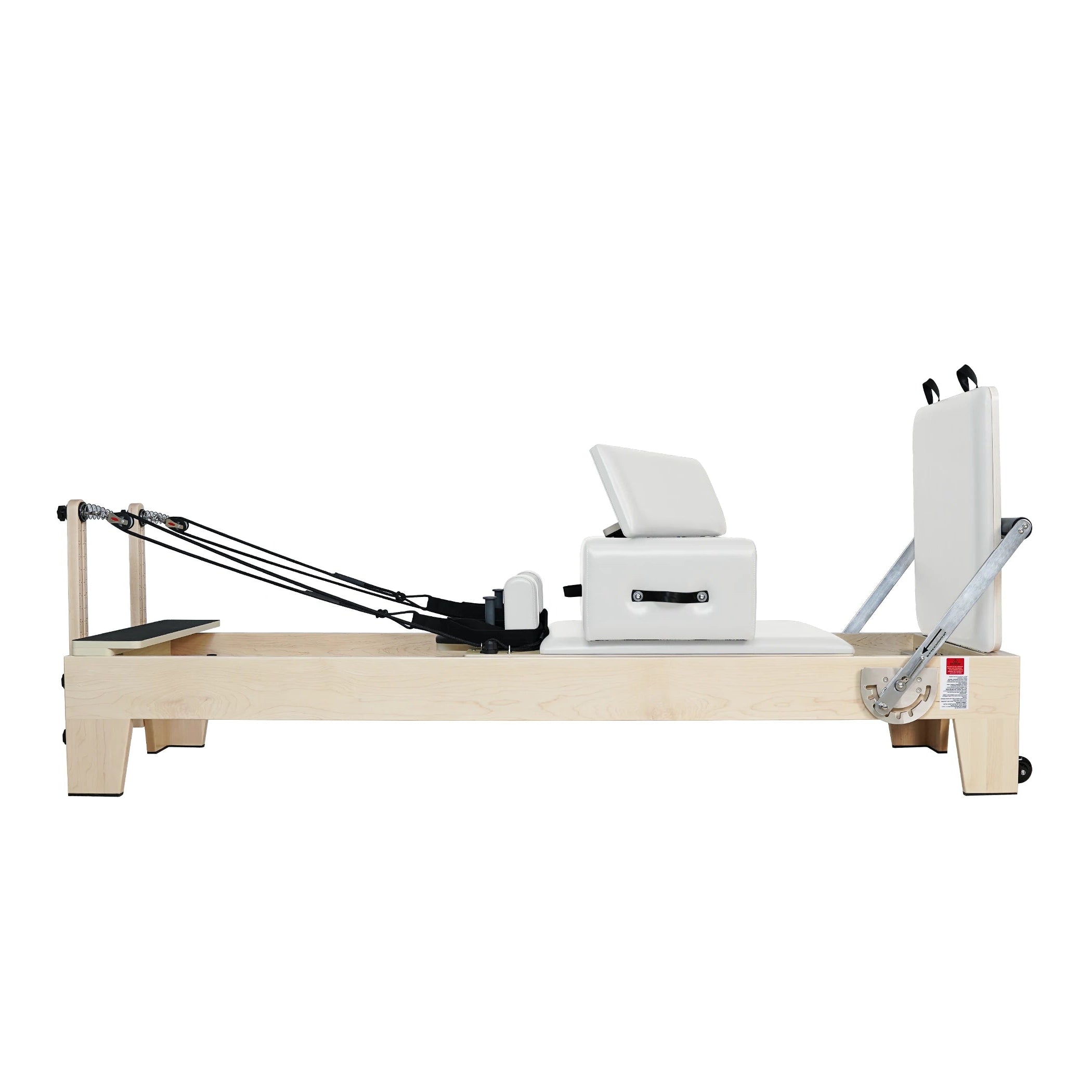 Classic Maple Pilates Reformer White