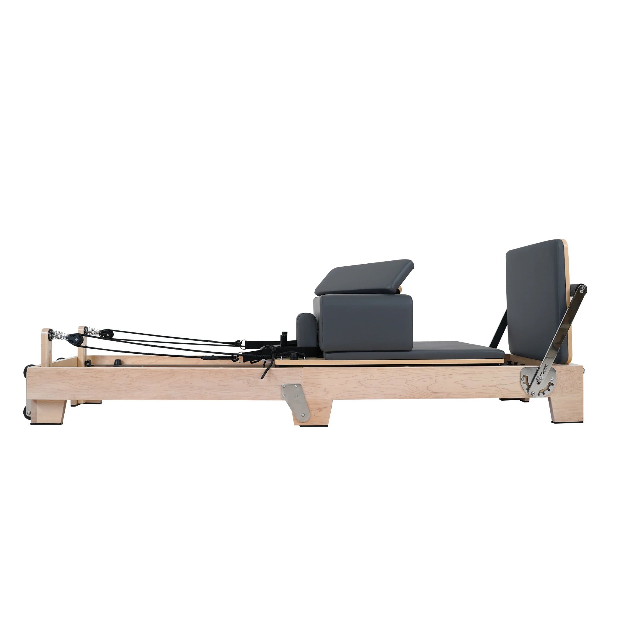 Maple Folding Classic Pilates Reformer Grey