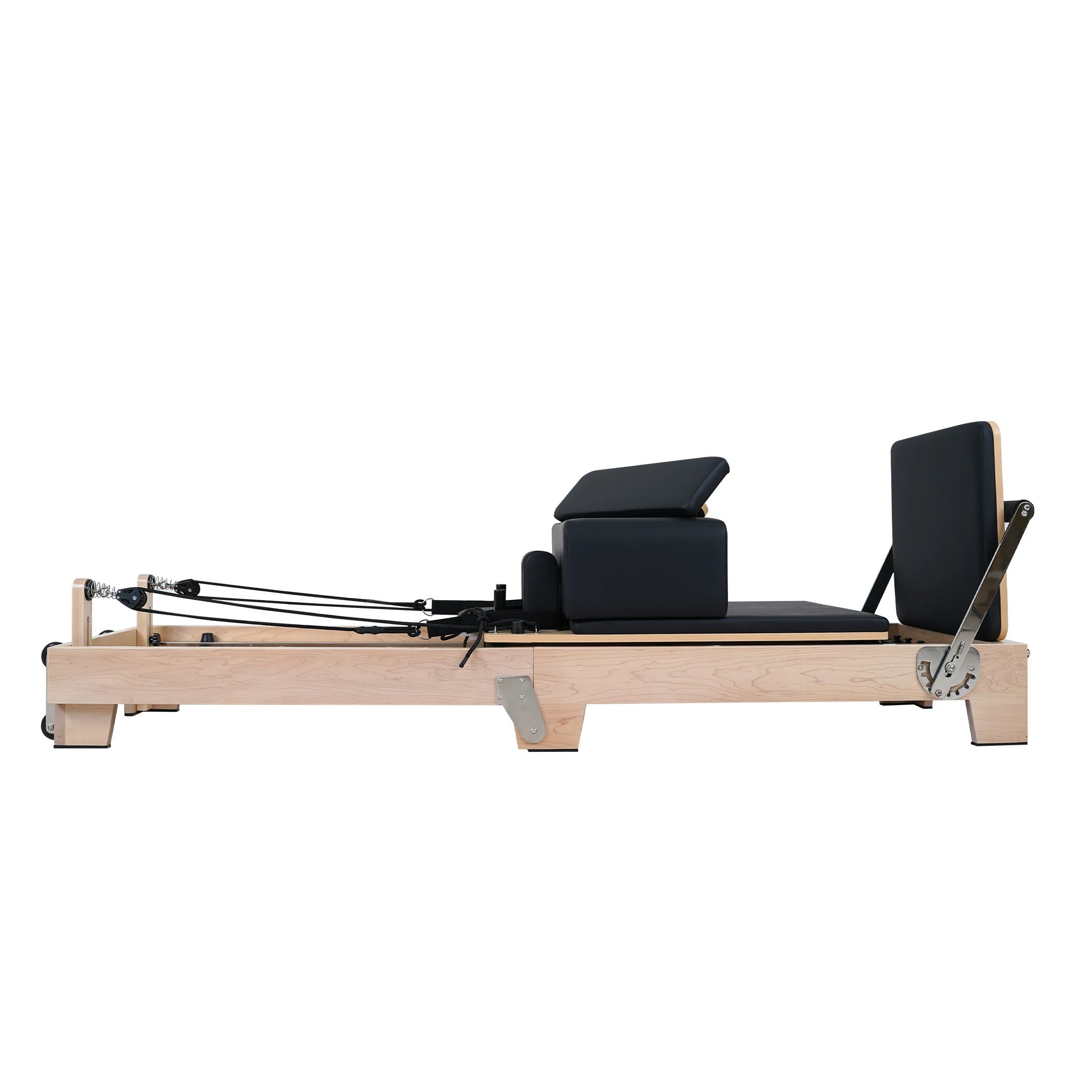 Maple Folding Classic Pilates Reformer Black