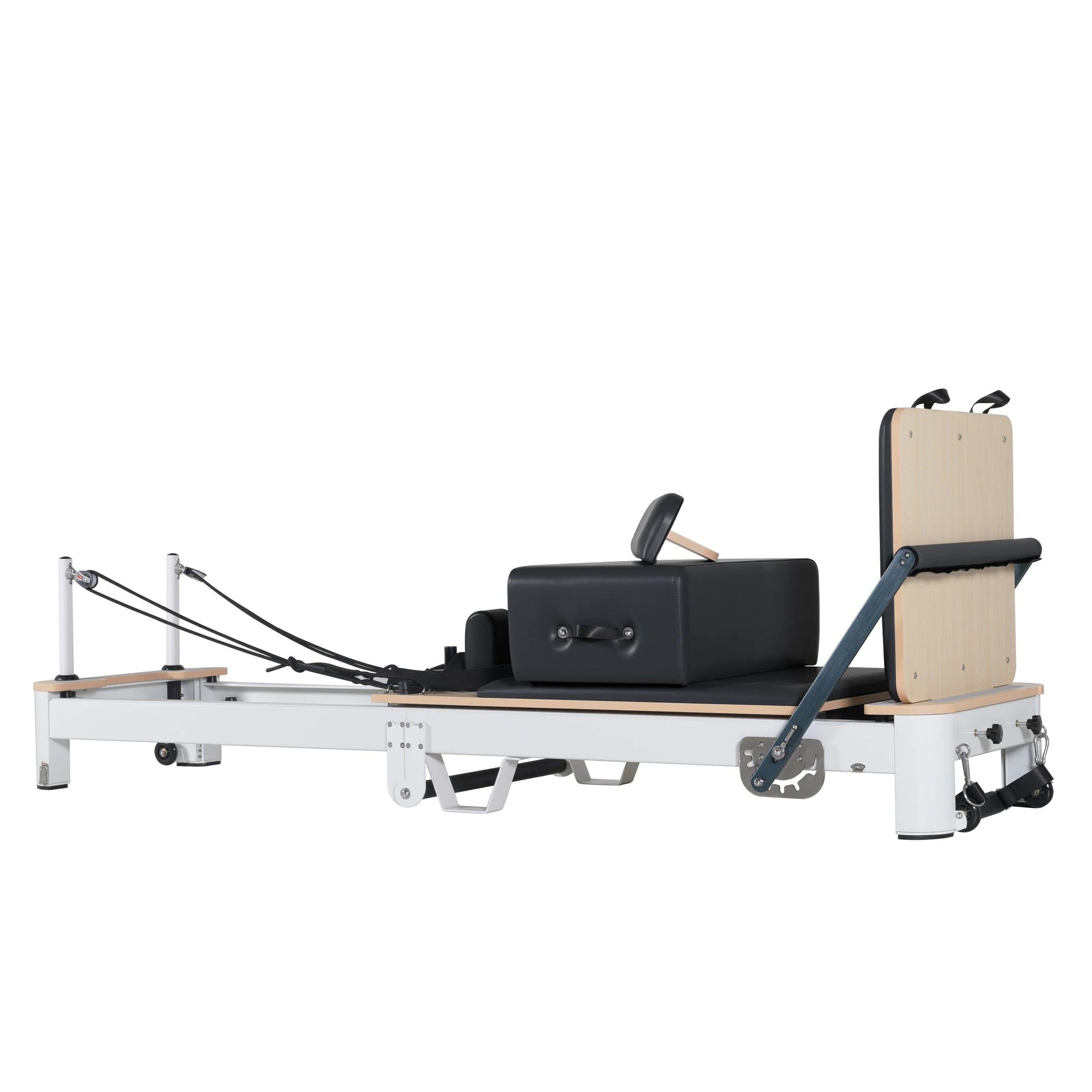 Folding Pilates Aluminum Alloy Reformer Black