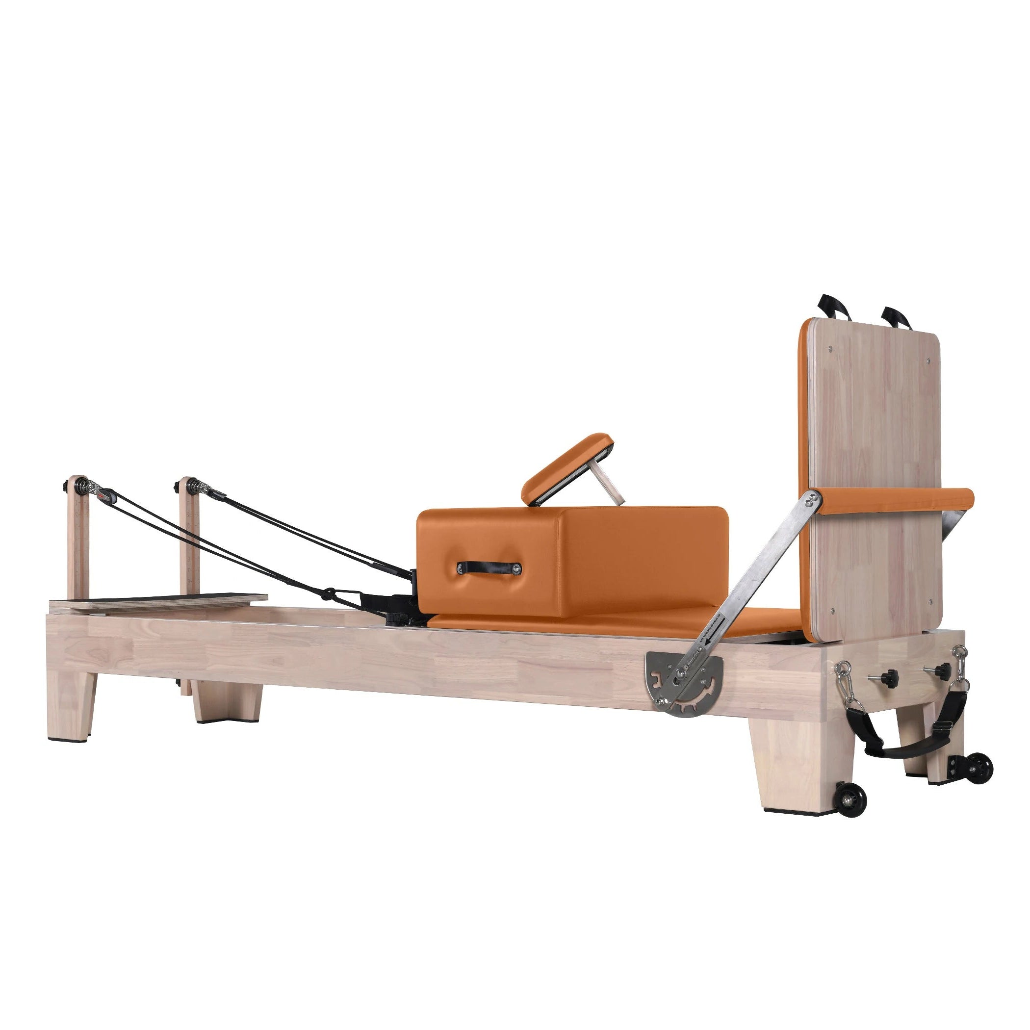 Classic Pilates Wood Reformer Orange