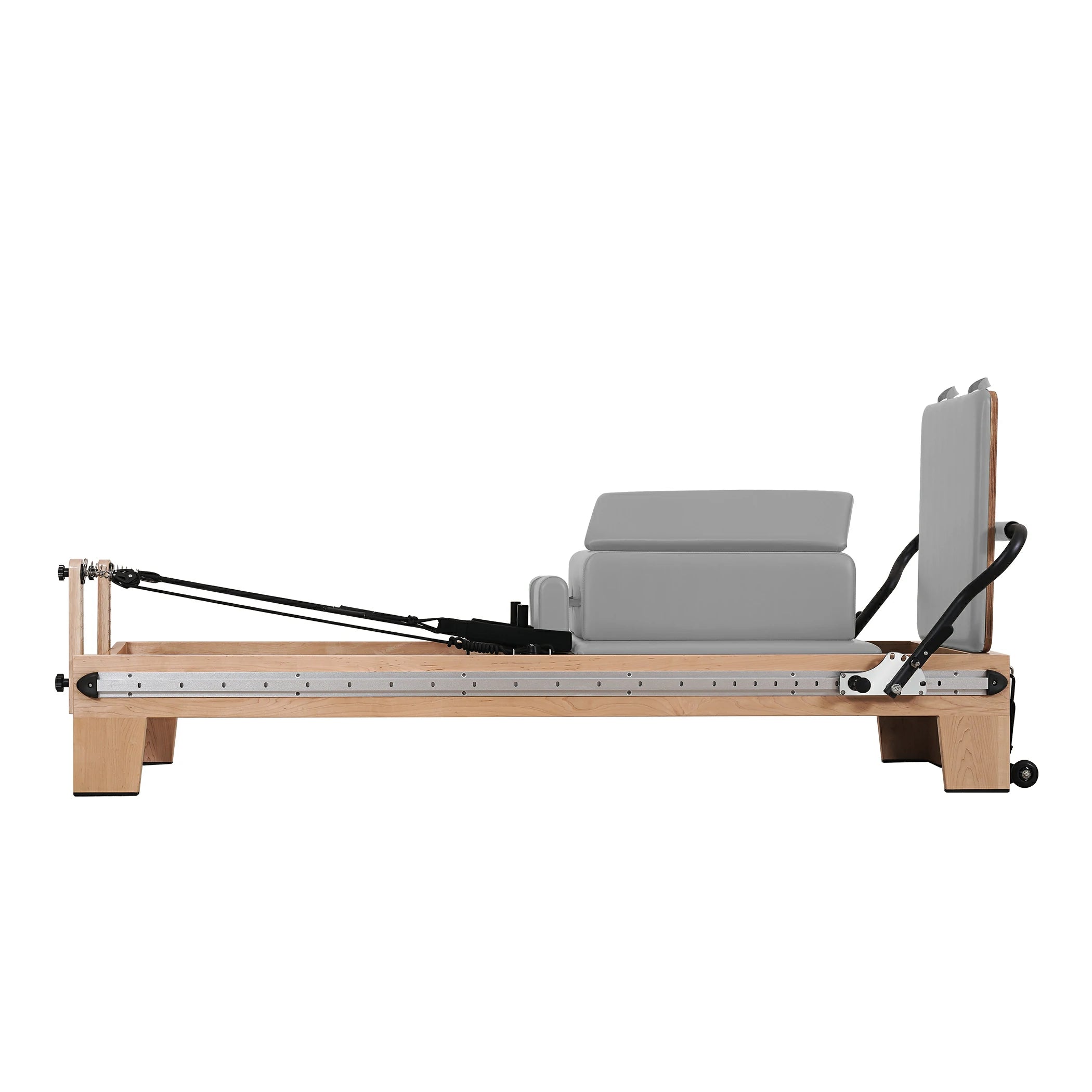 Maple Full Track Split Glide Pilates Reformer Grey