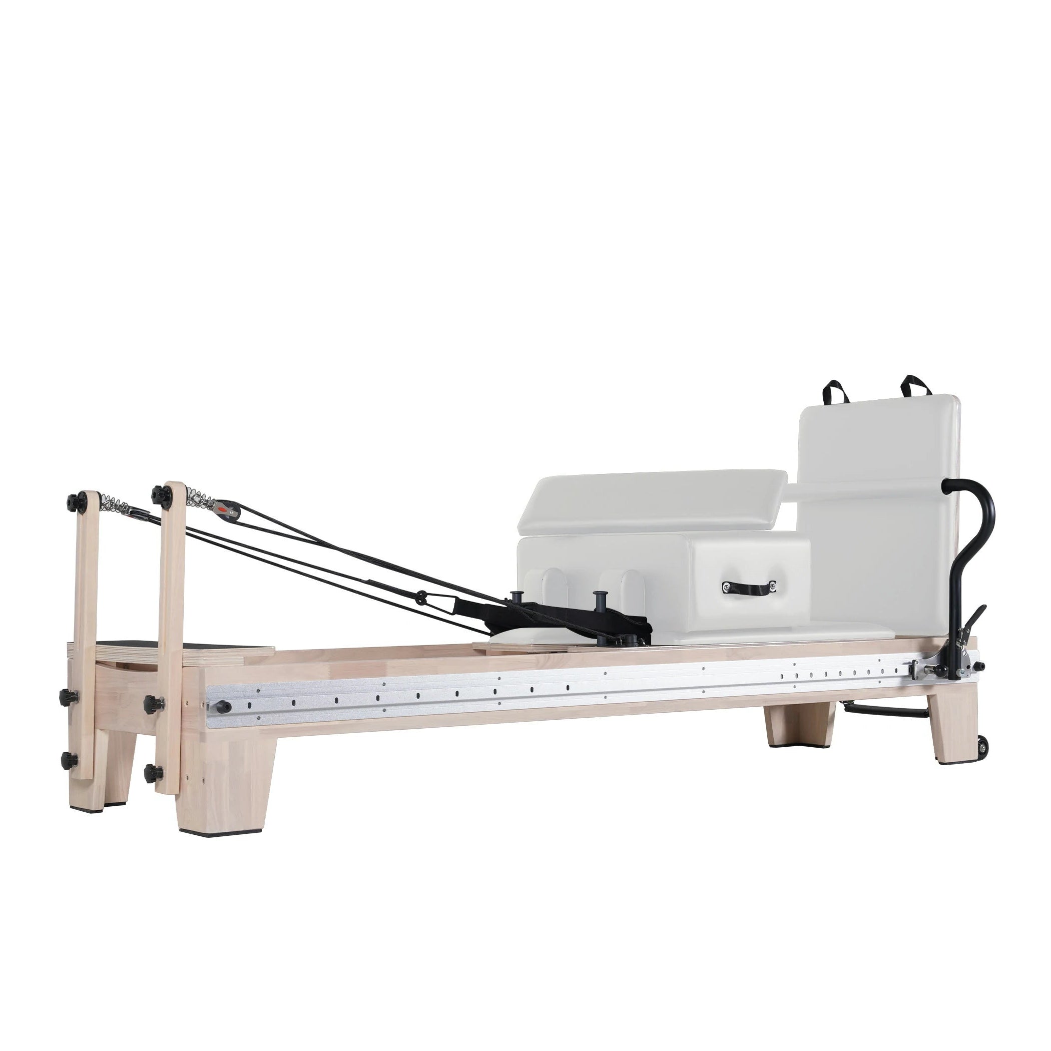 Oak Full Track Split Glide Pilates Reformer White