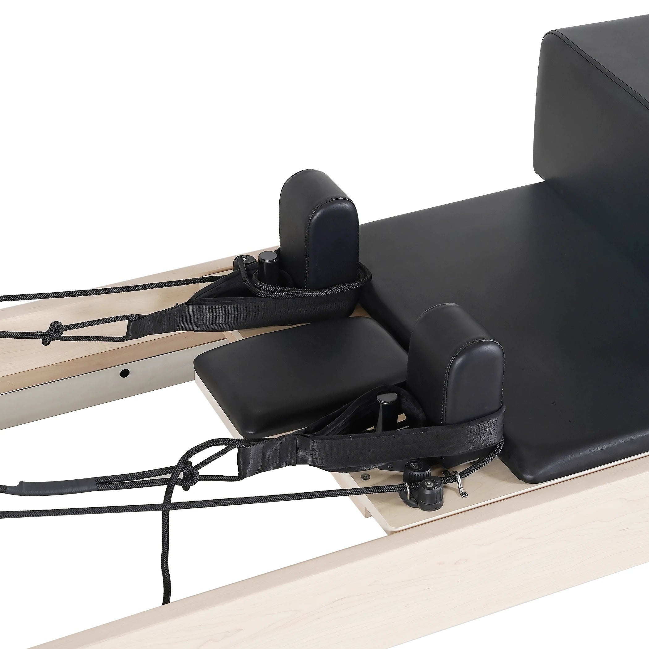 Maple Pilates Reformer with Tower Black