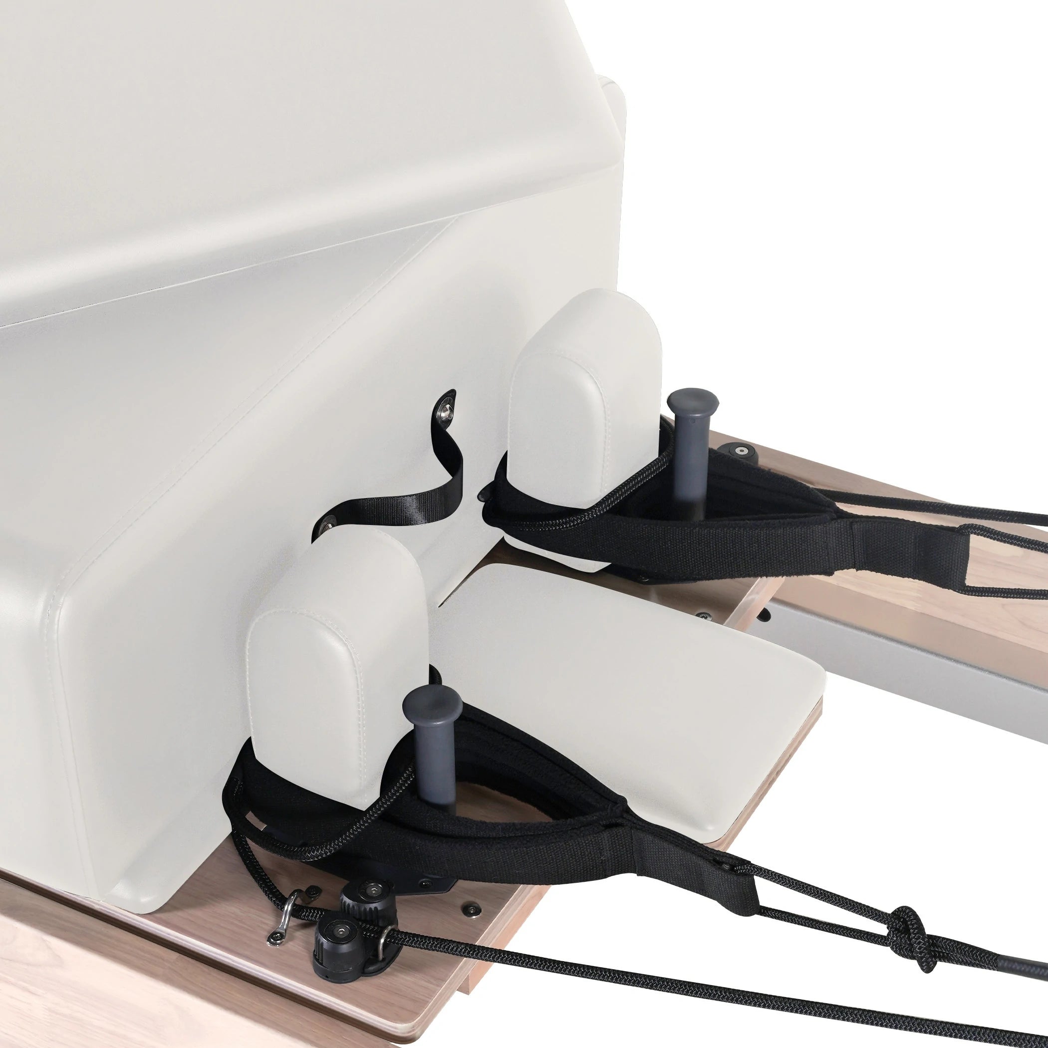 Classic Pilates Wood Reformer White