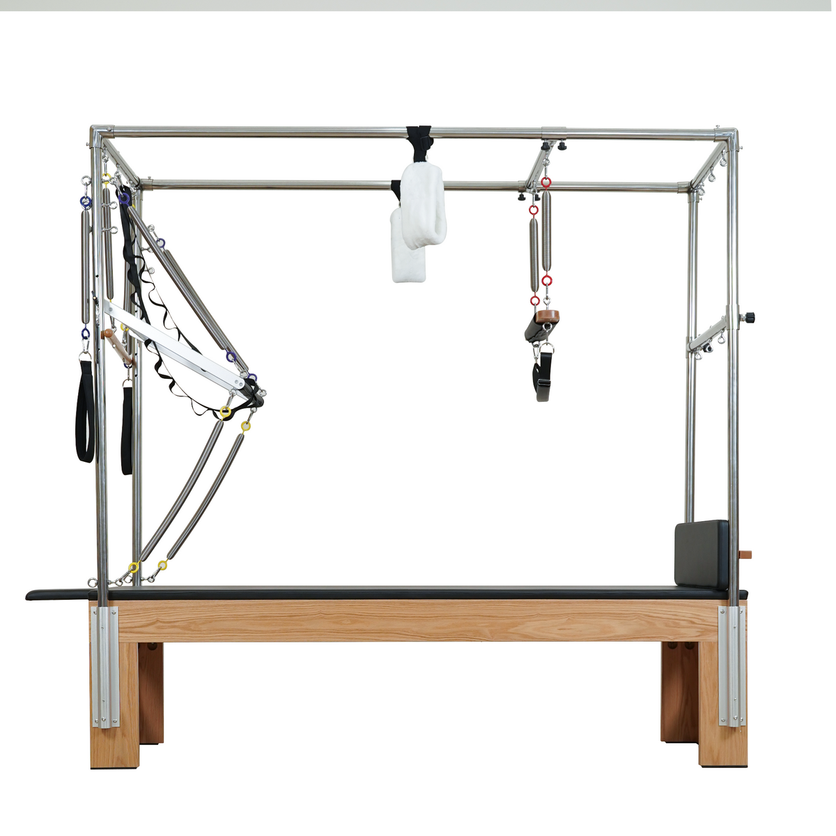 Gymfrog Classic Red Oak Pilates Cadillac Black