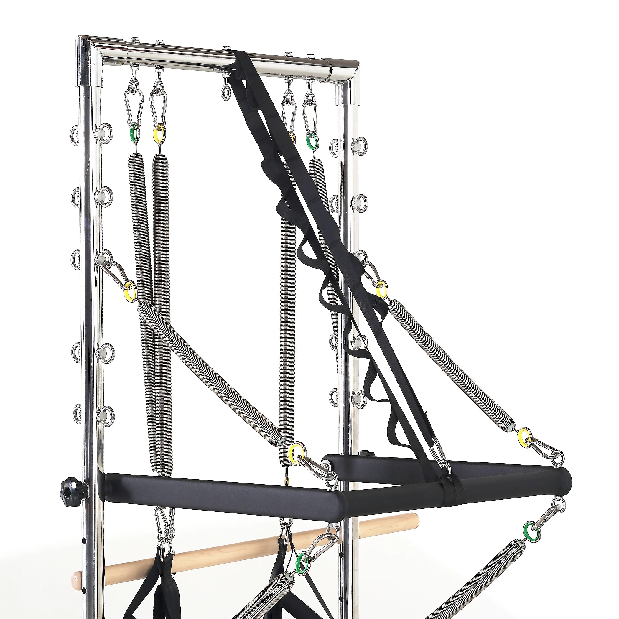Maple Pilates Reformer with Tower Black