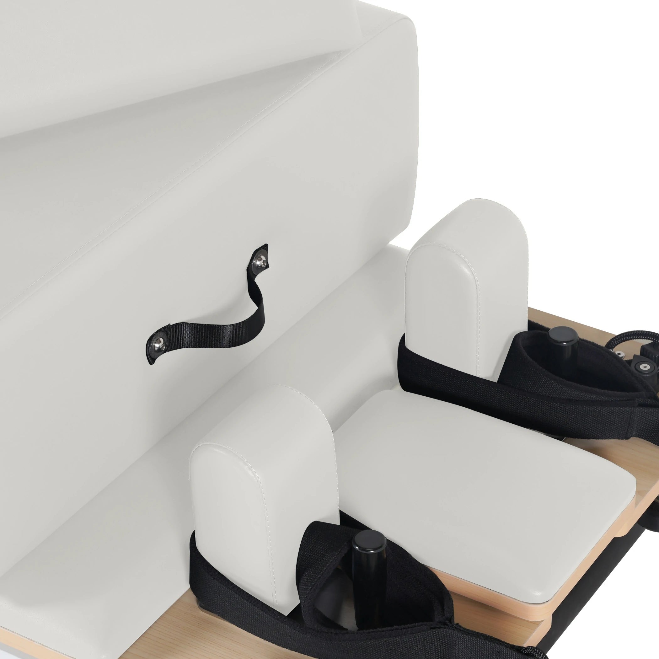 Folding Pilates Aluminum Alloy Reformer White