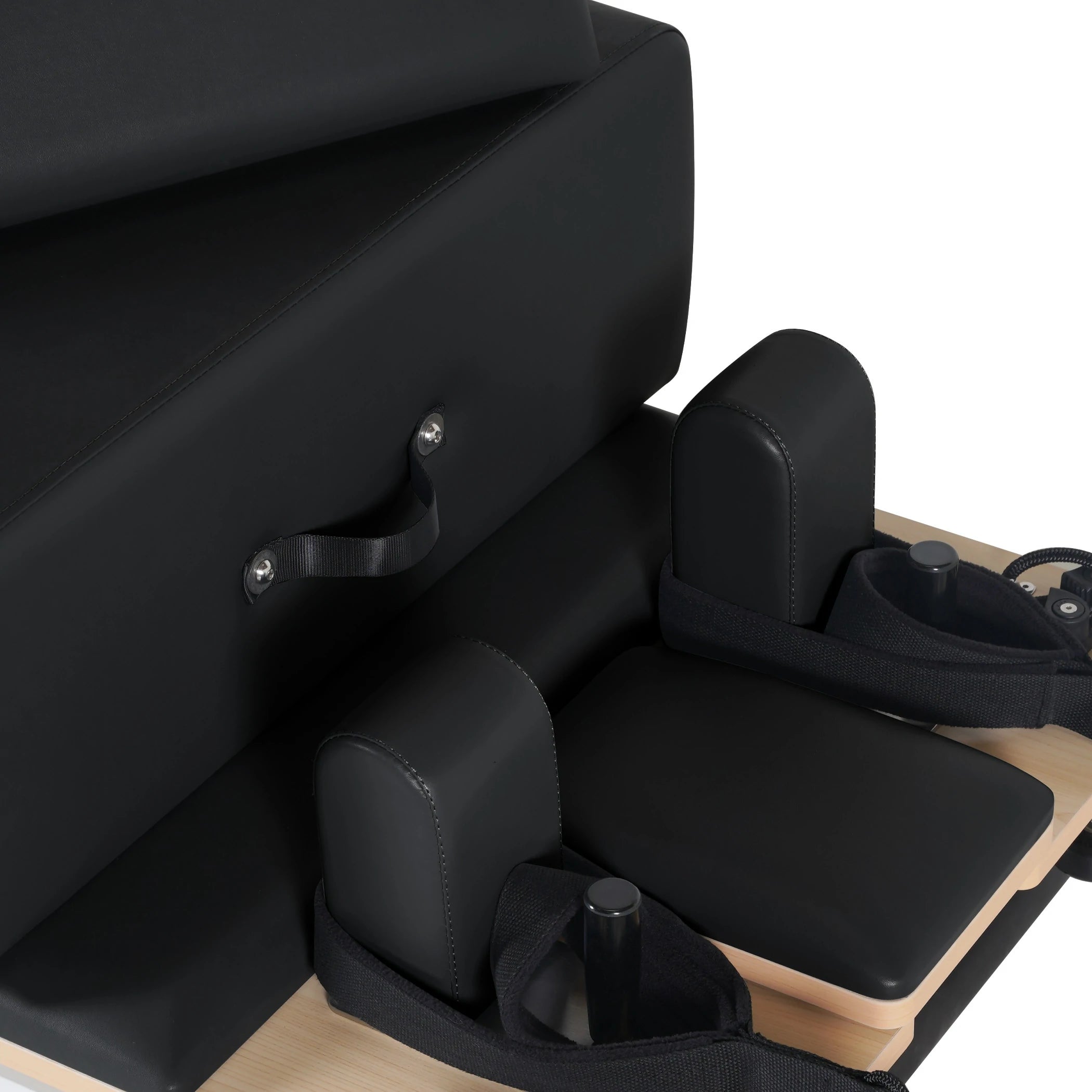 Folding Pilates Aluminum Alloy Reformer Black