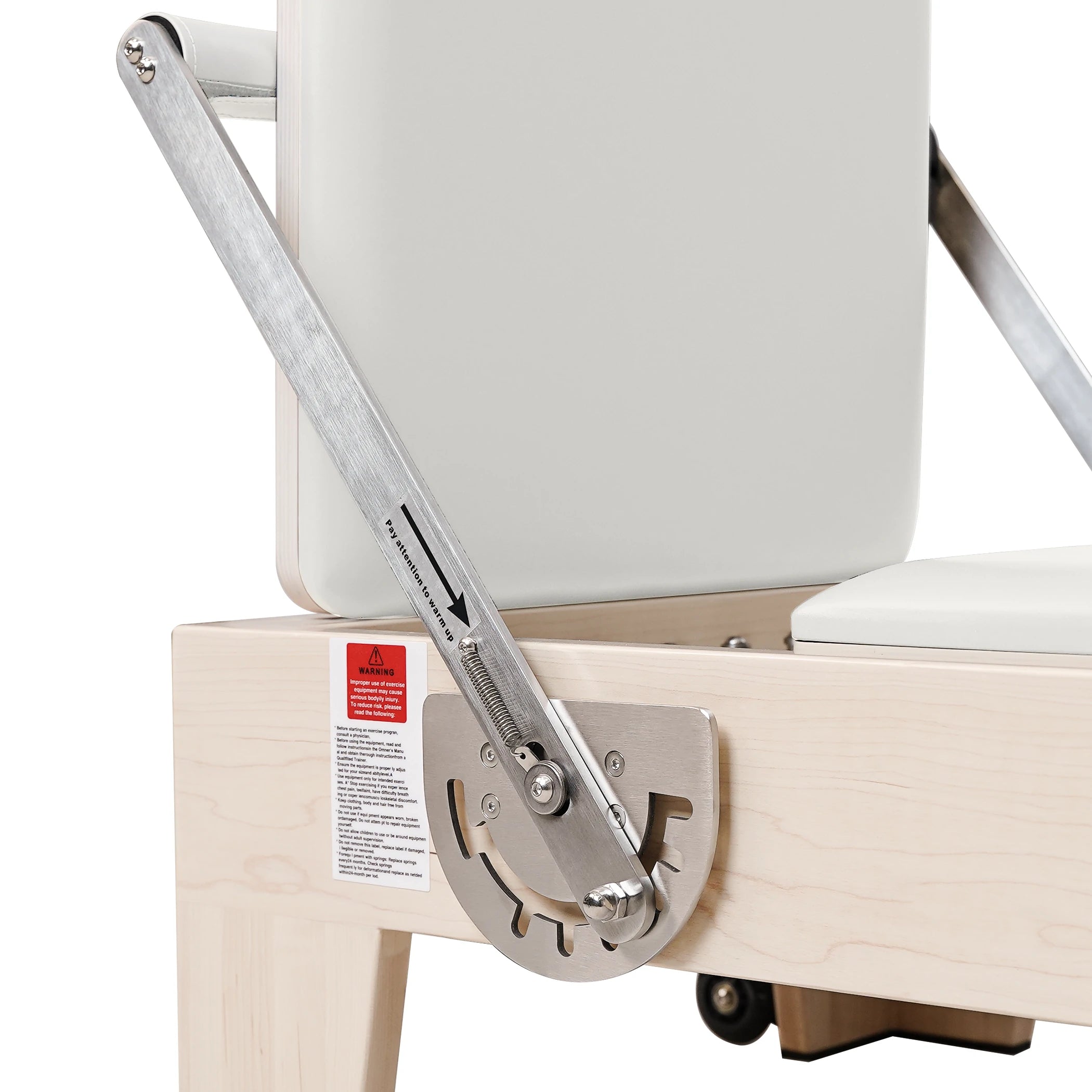 Classic Maple Pilates Reformer White