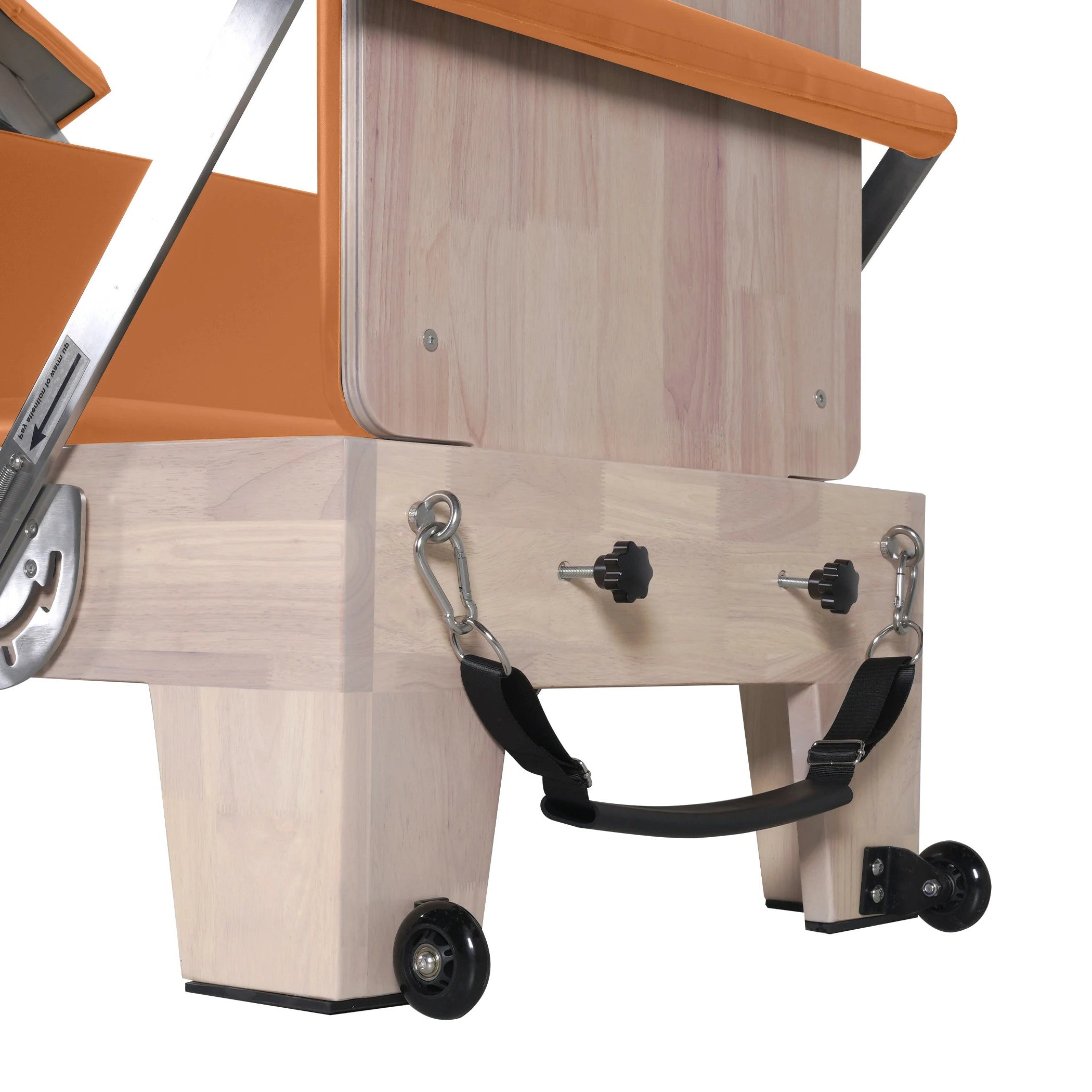 Classic Pilates Wood Reformer Orange