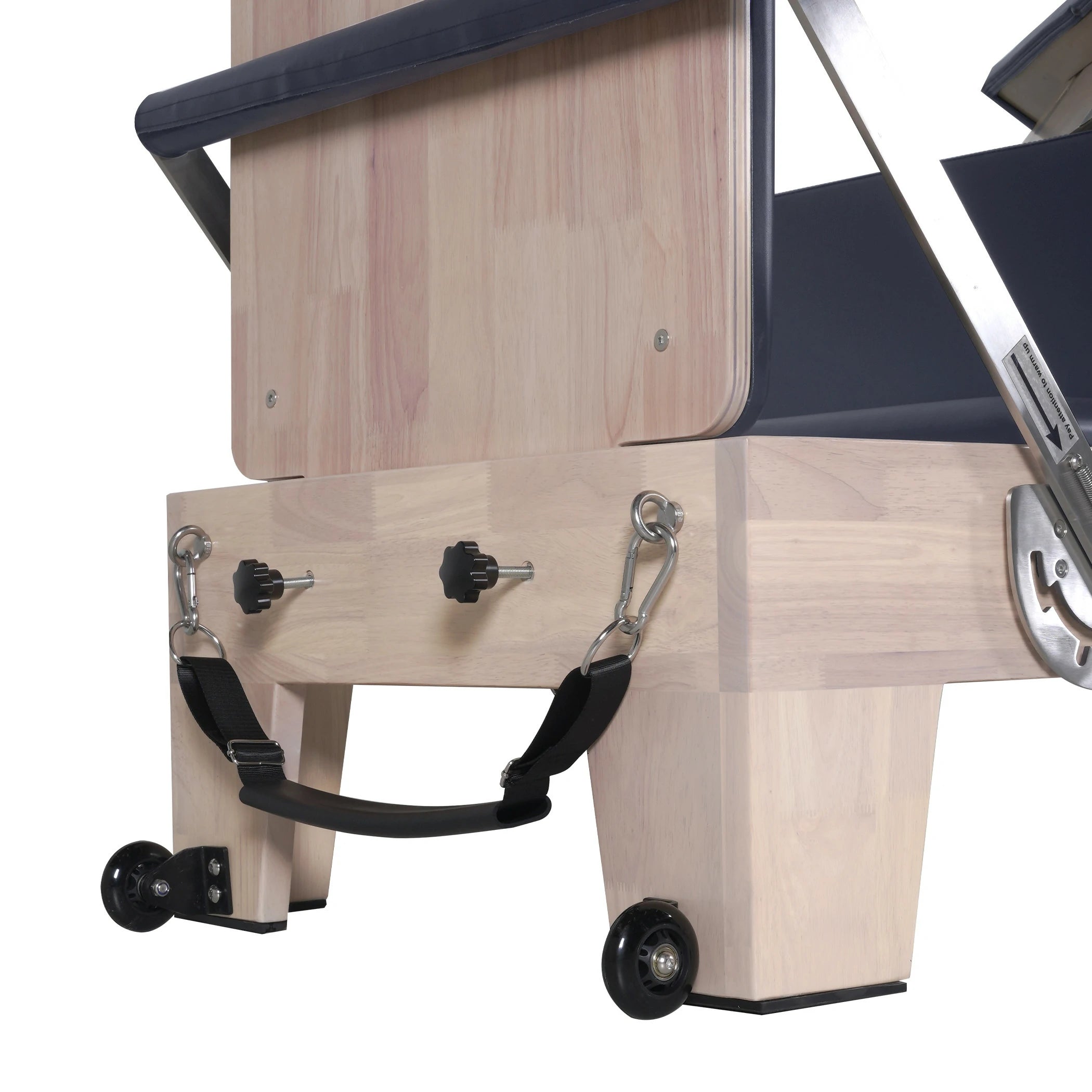 Oak Pilates Reformer with Tower Grey