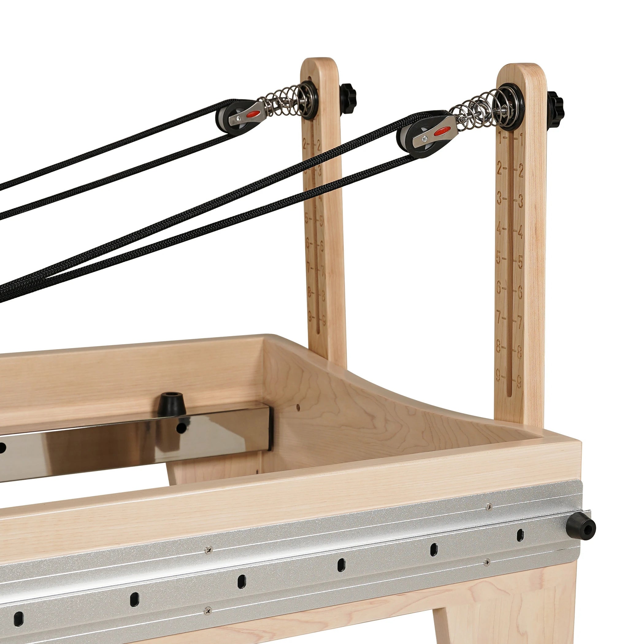 Maple Full Track Split Glide Pilates Reformer Black