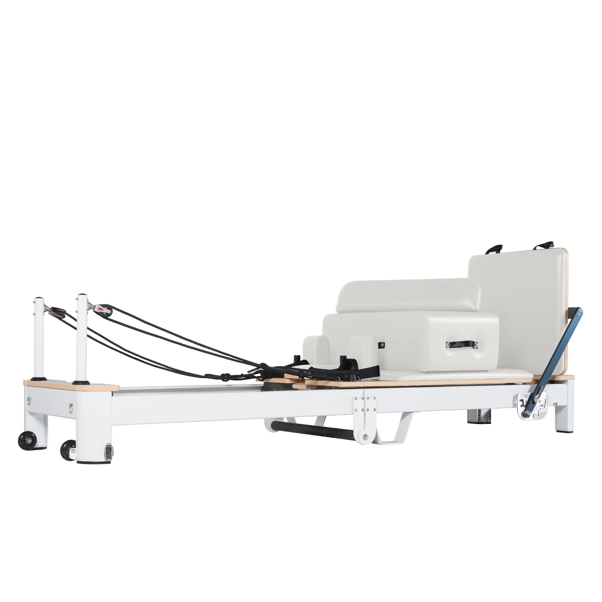 Folding Pilates Aluminum Alloy Reformer White