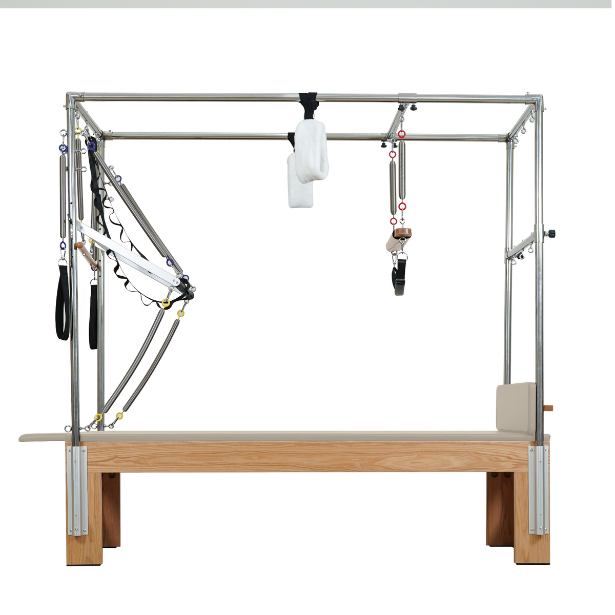 Gymfrog Classic Red Oak Pilates Cadillac Latte