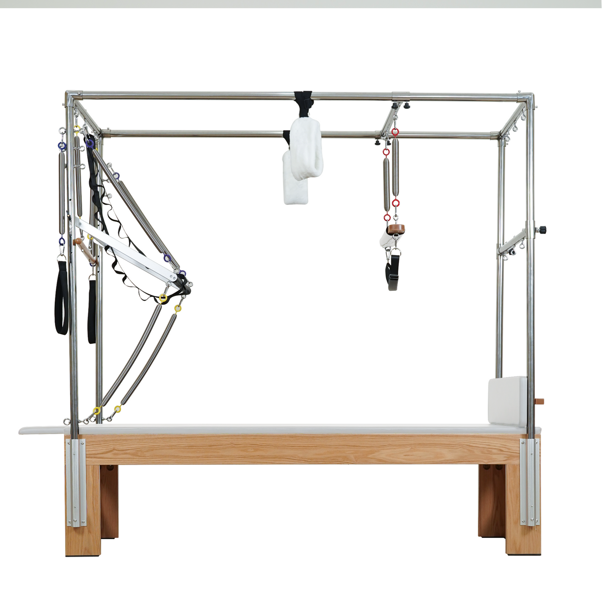 Gymfrog Classic Red Oak Pilates Cadillac Beige