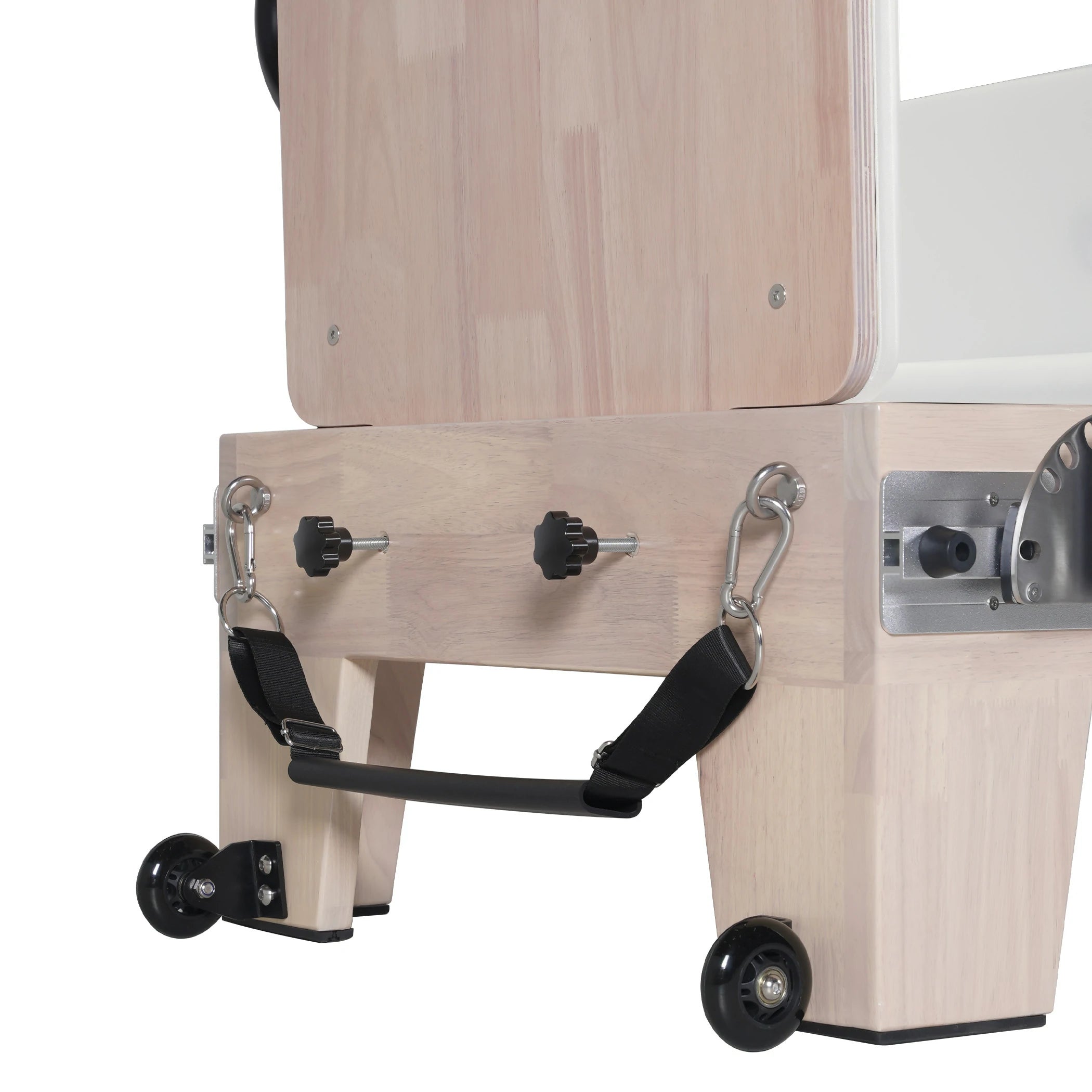 Oak Full Track Split Glide Pilates Reformer White