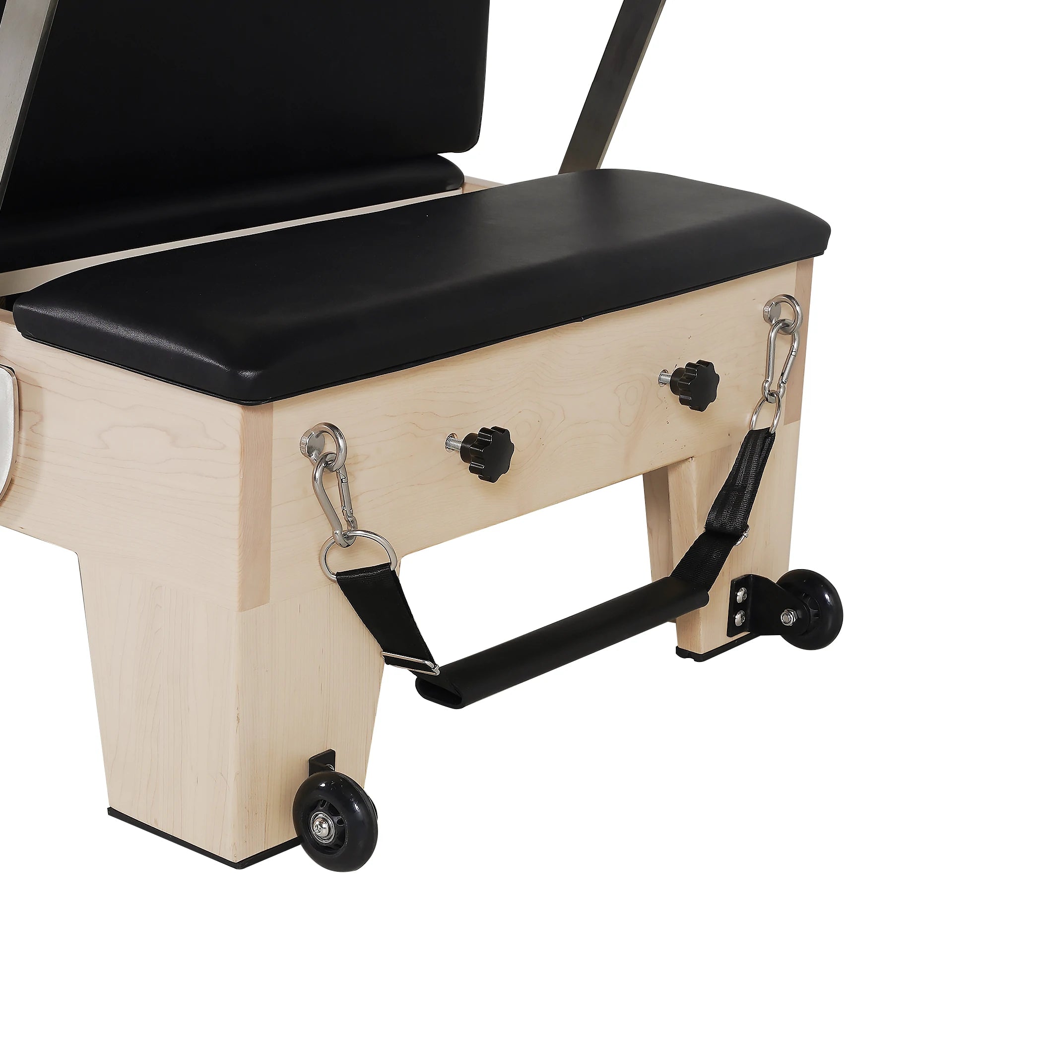 Maple Pilates Reformer with Tower Black