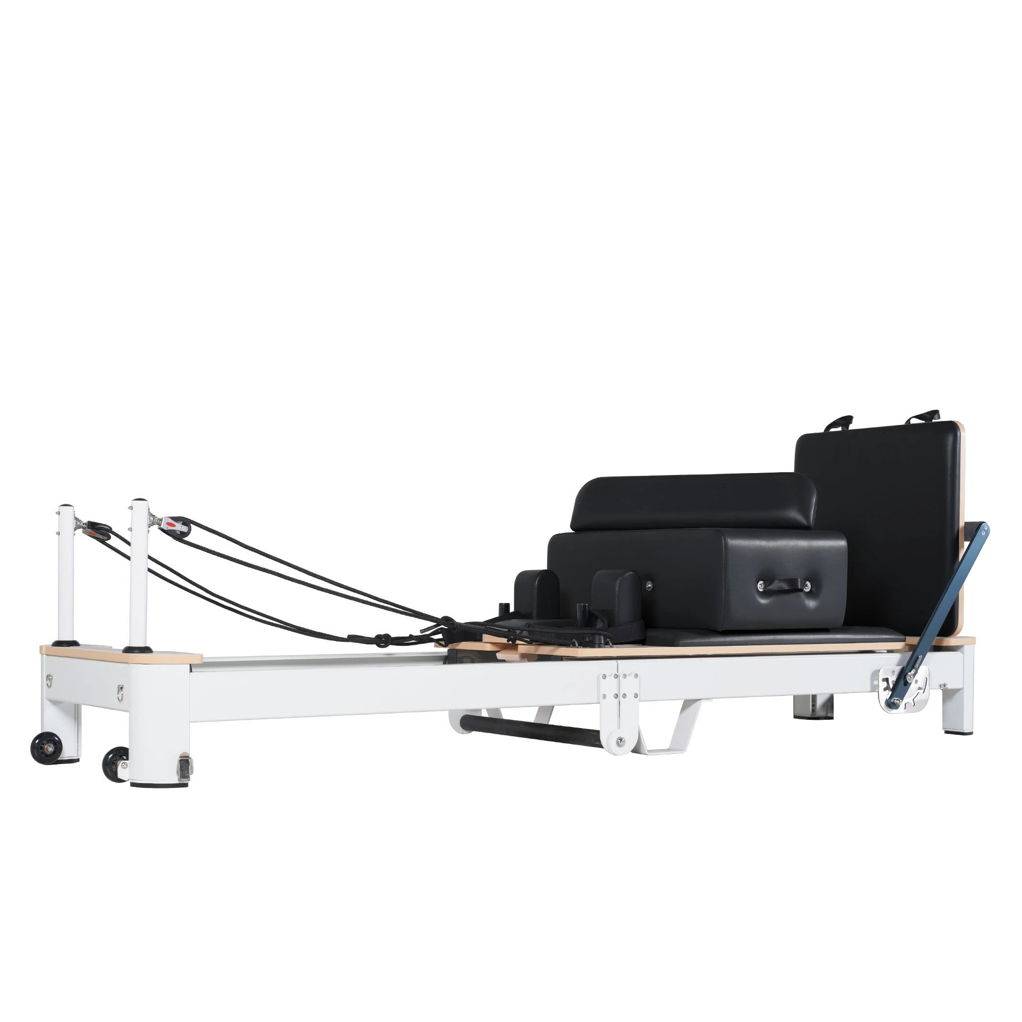 Folding Pilates Aluminum Alloy Reformer Black