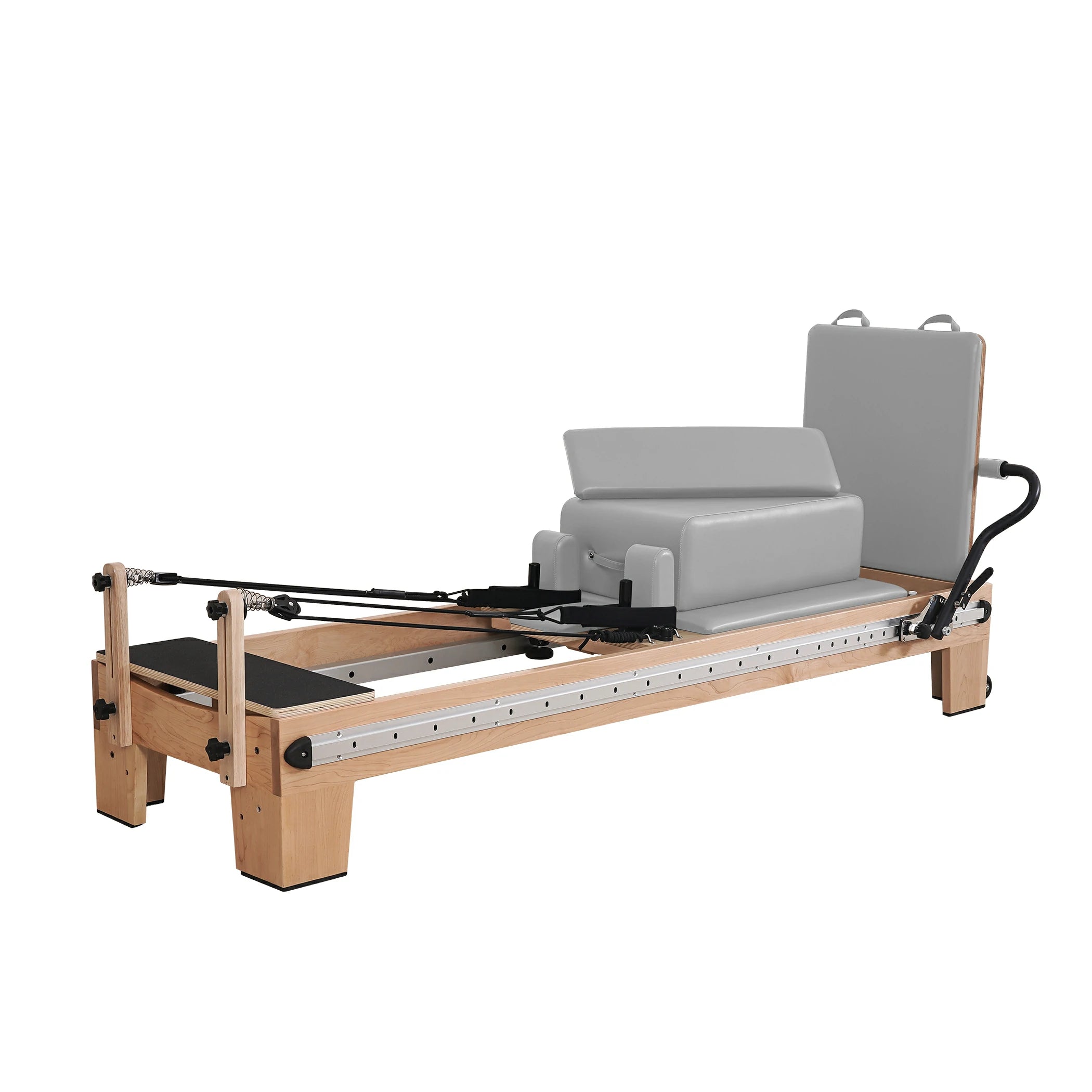 Maple Full Track Split Glide Pilates Reformer Grey