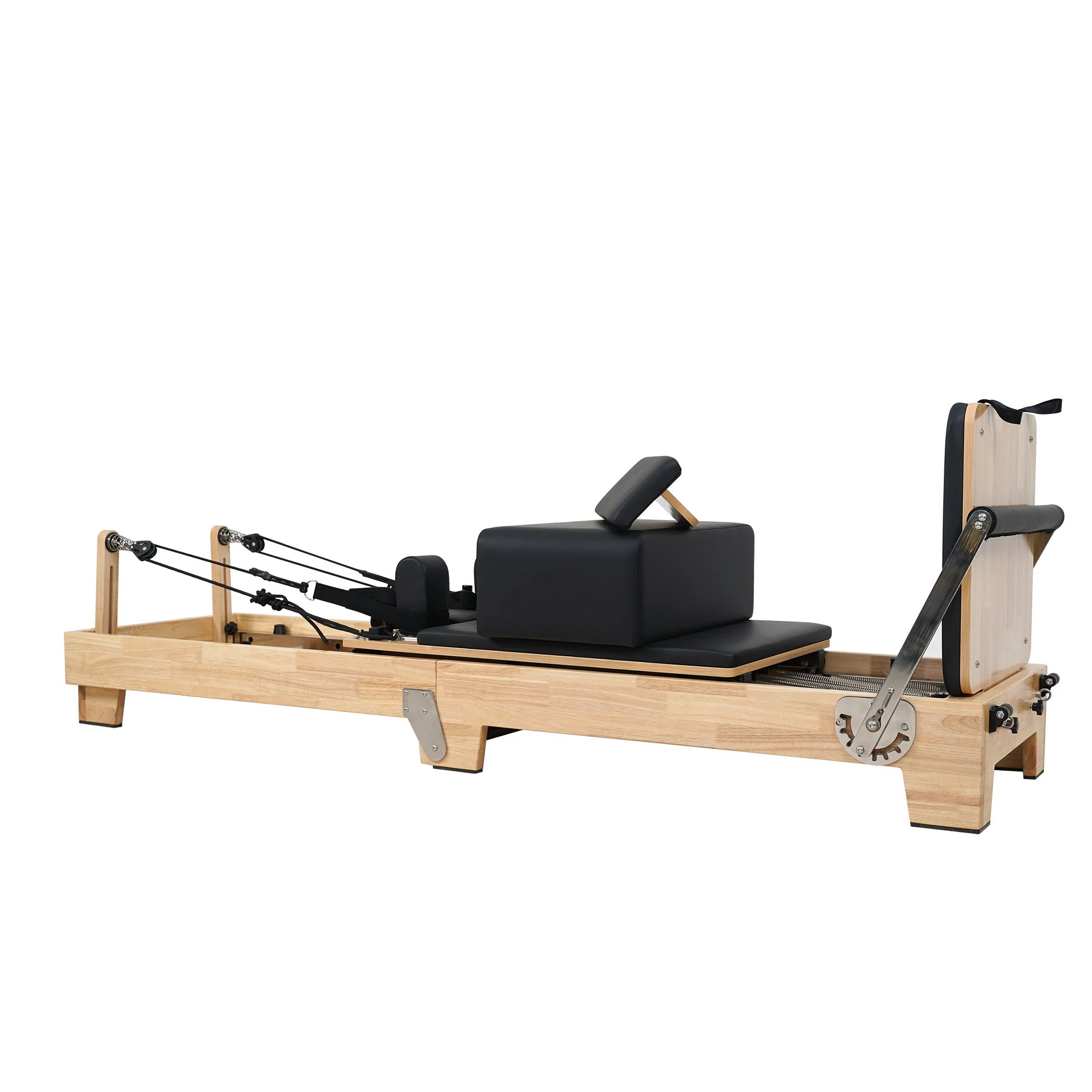 Oak Folding Classic Pilates Reformer Black