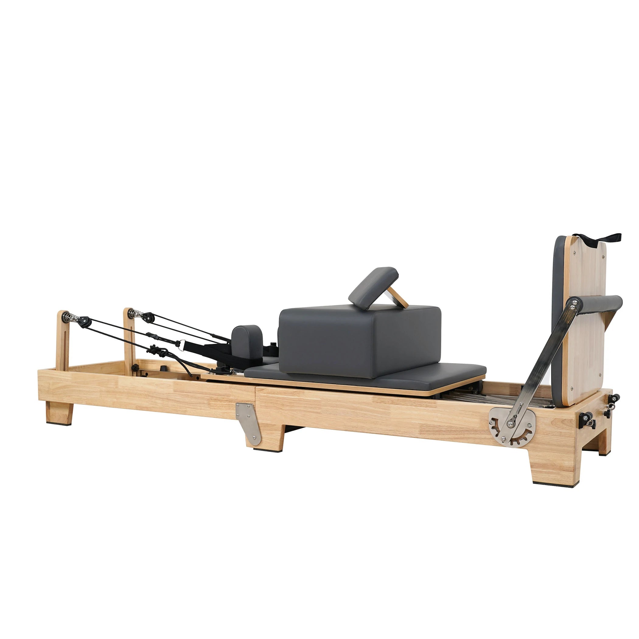 Oak Folding Classic Pilates Reformer Gray