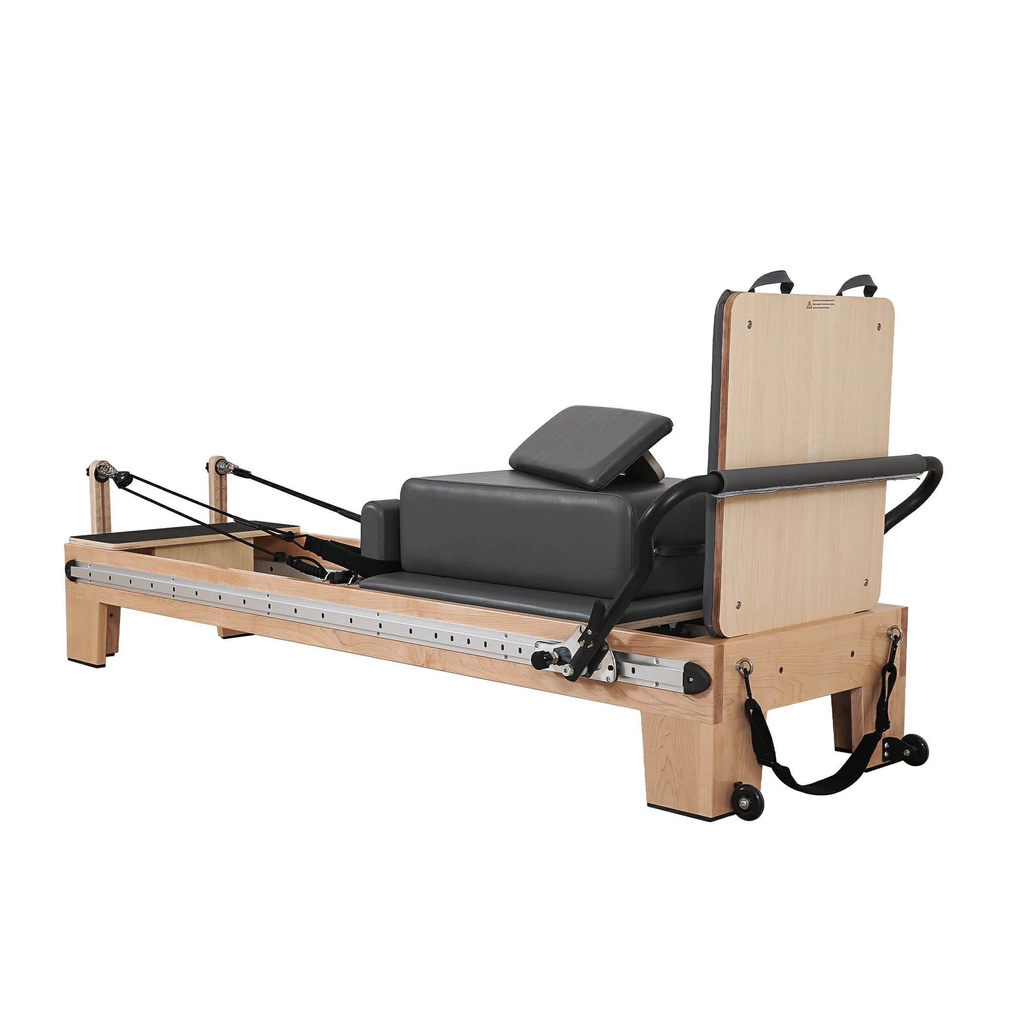 Maple Full Track Split Glide Pilates Reformer Black