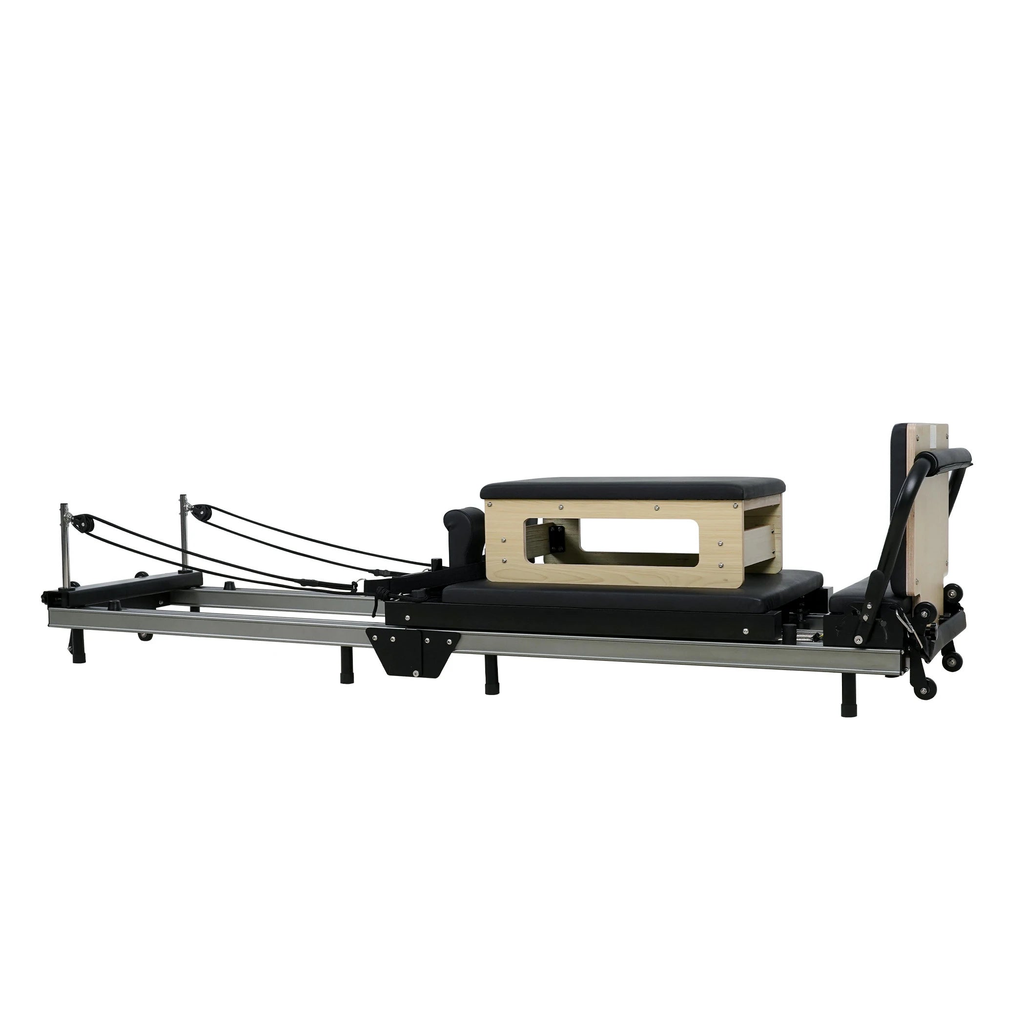 Foldable Aluminum Pilates Reformer for Home Use