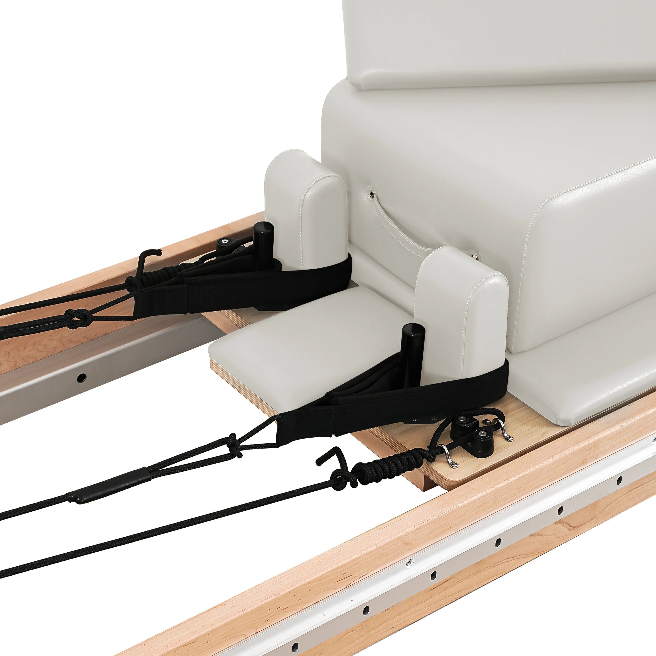 Maple Full Track Split Glide Pilates Reformer White