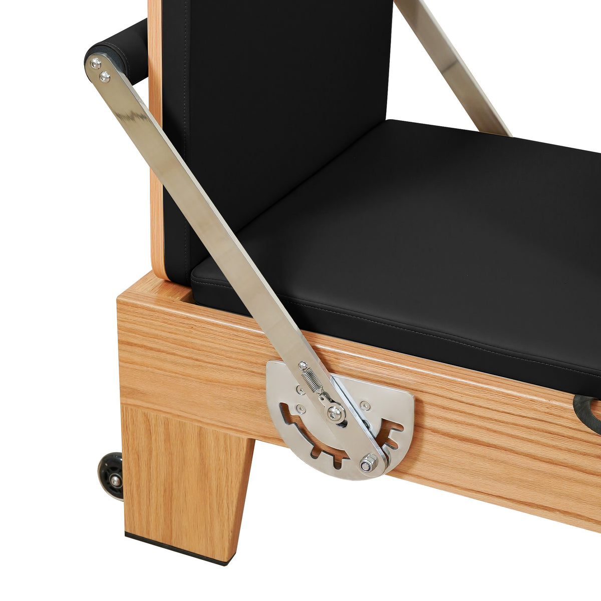 Gymfrog Premium Red Oak Pilates Reformer with Tower Black