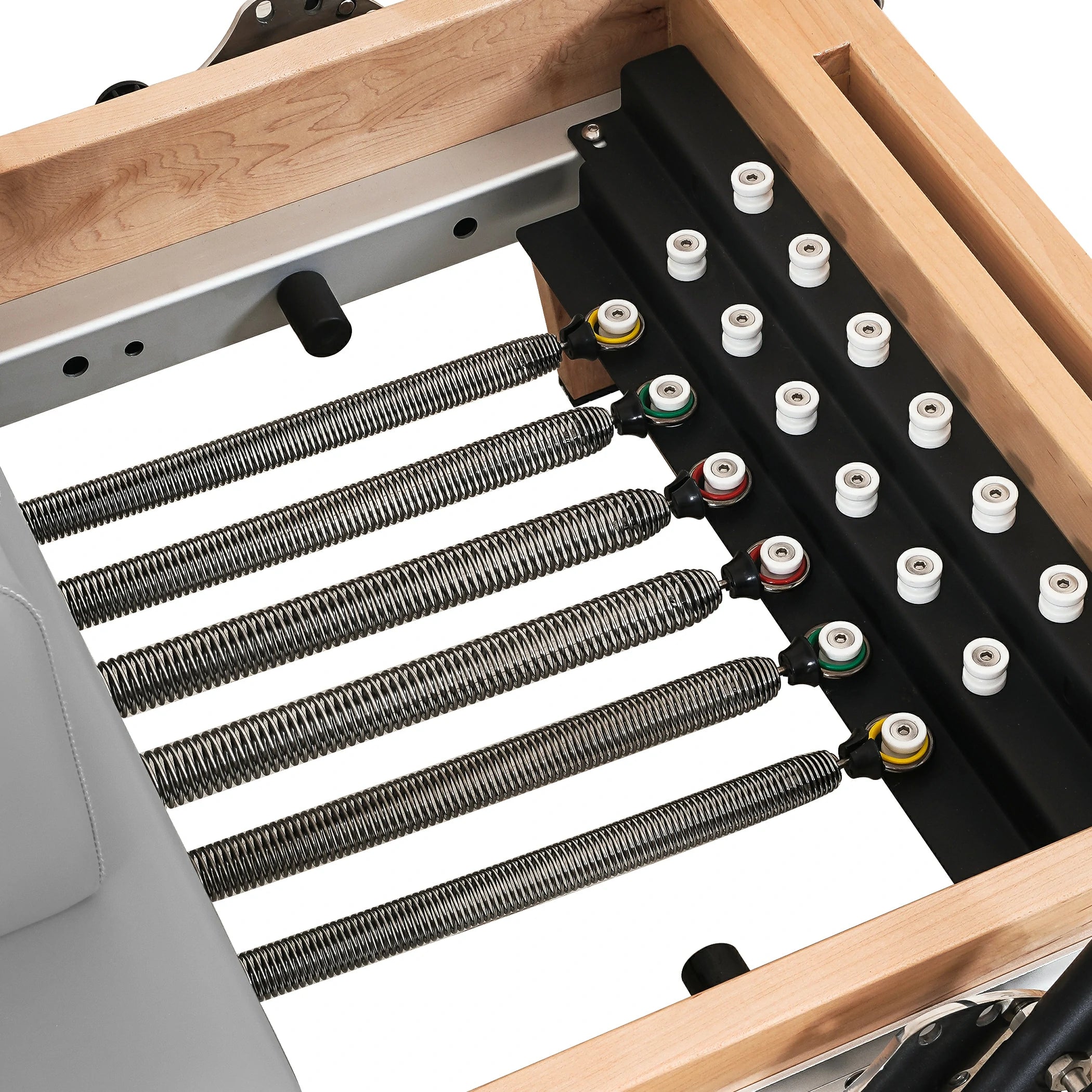 Maple Full Track Split Glide Pilates Reformer Grey