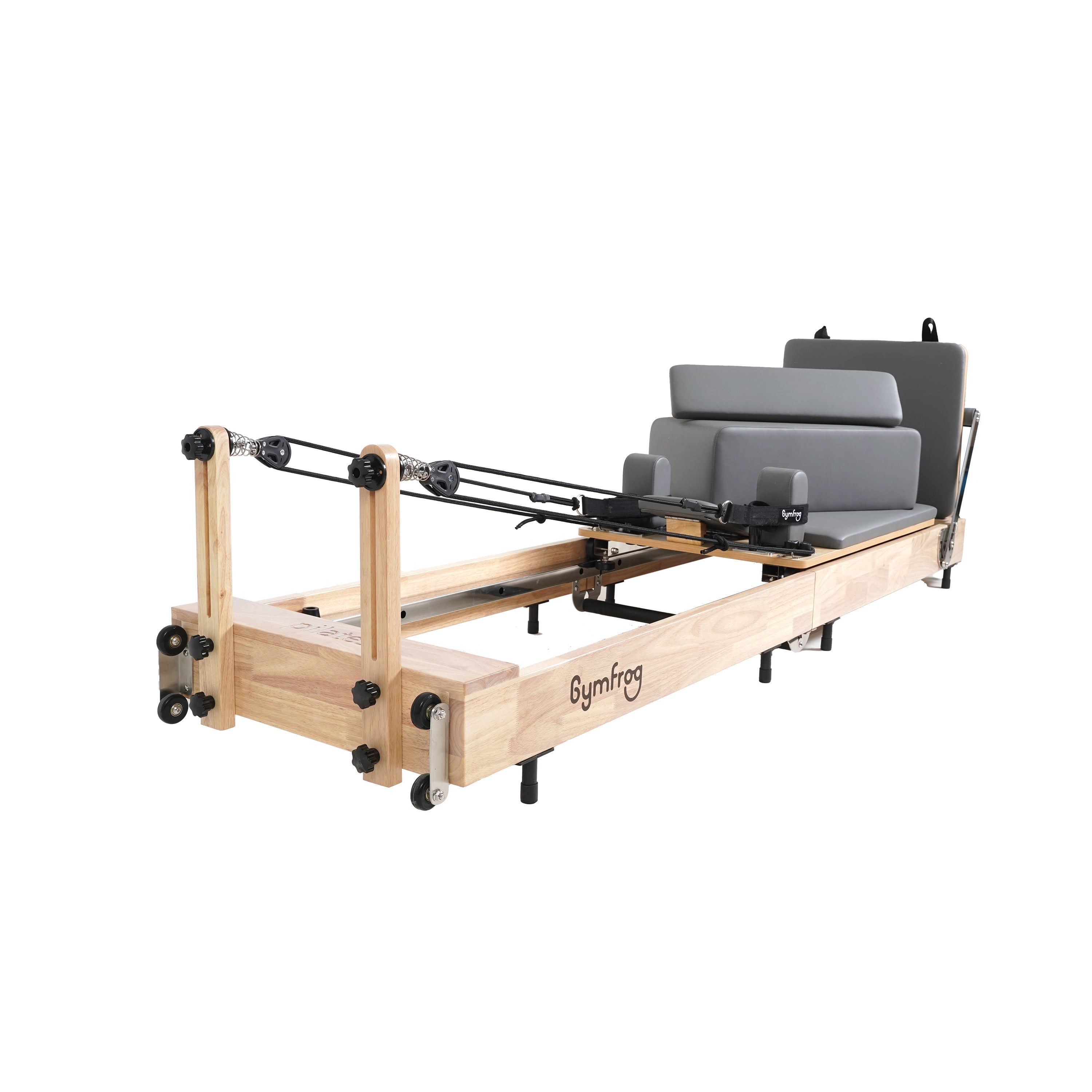 Collapsible Classic Pilates Reformer Grey