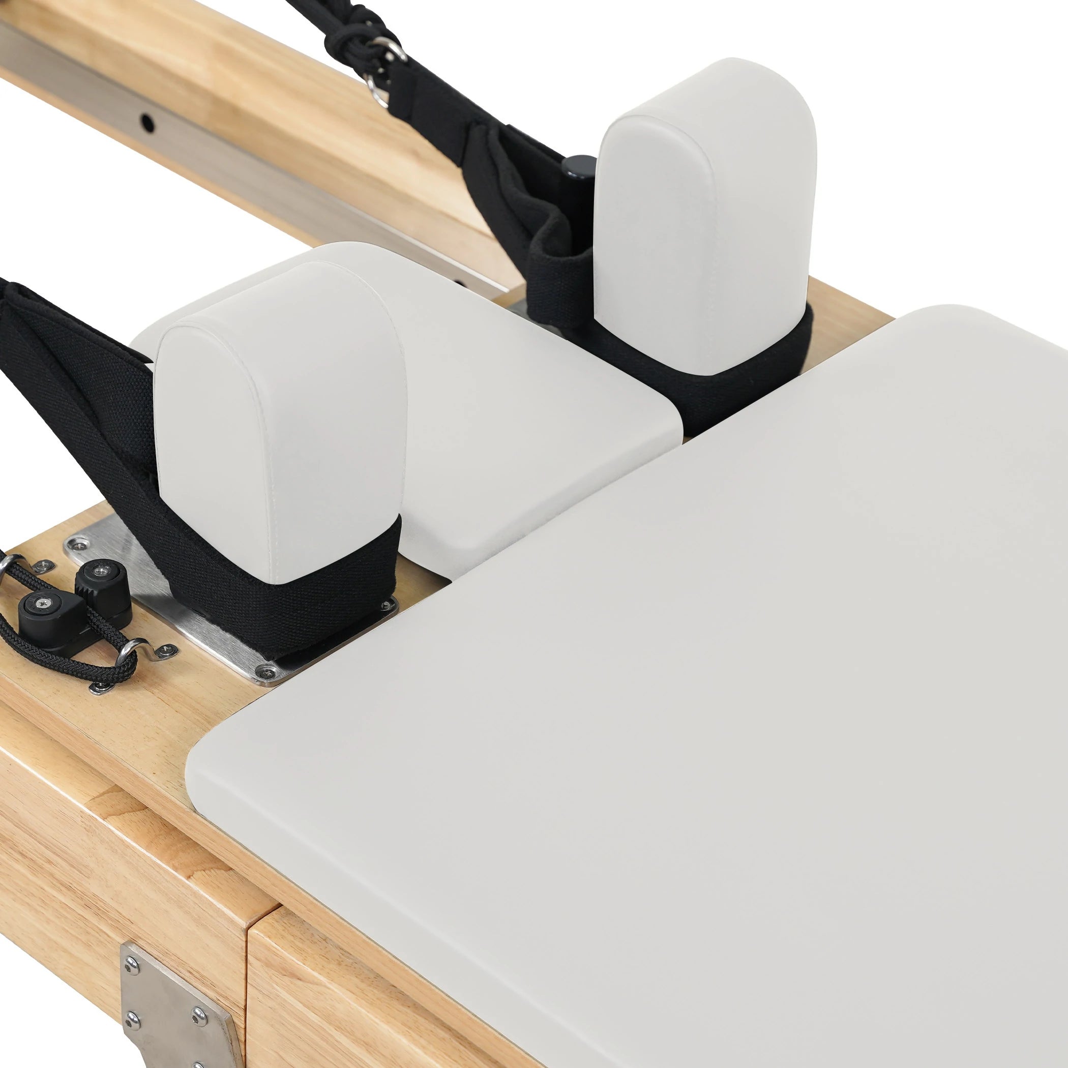 Oak Folding Classic Pilates Reformer White