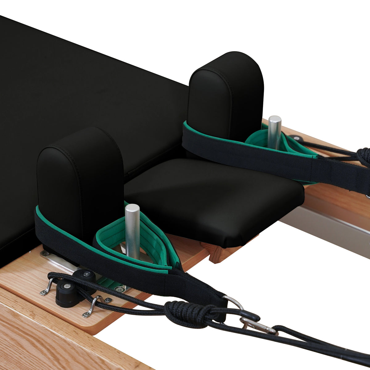 Gymfrog Premium Red Oak Pilates Reformer Black