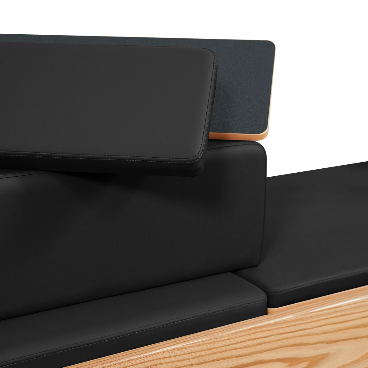 Gymfrog Premium Red Oak Pilates Reformer with Tower Black