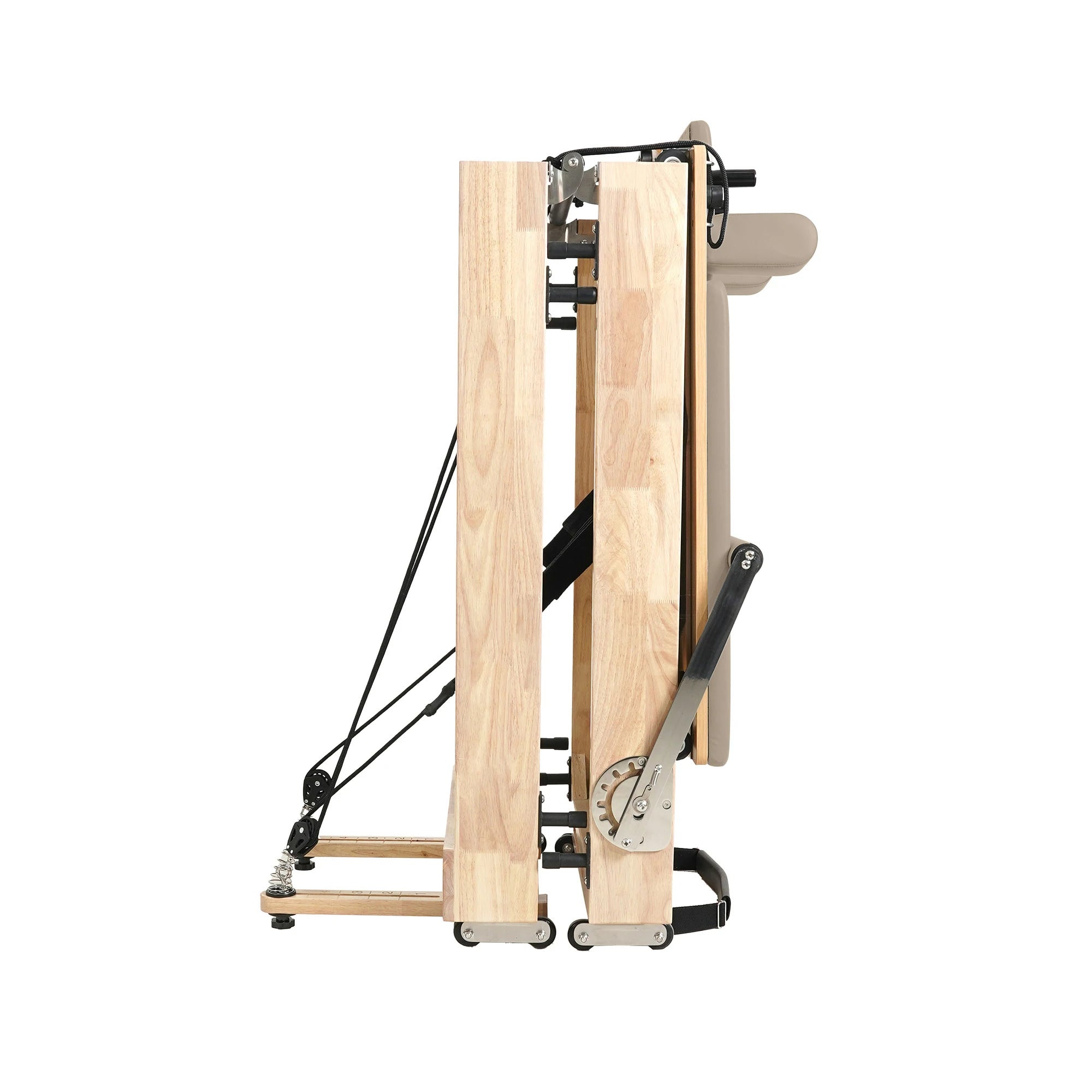 Collapsible Classic Pilates Reformer Brown