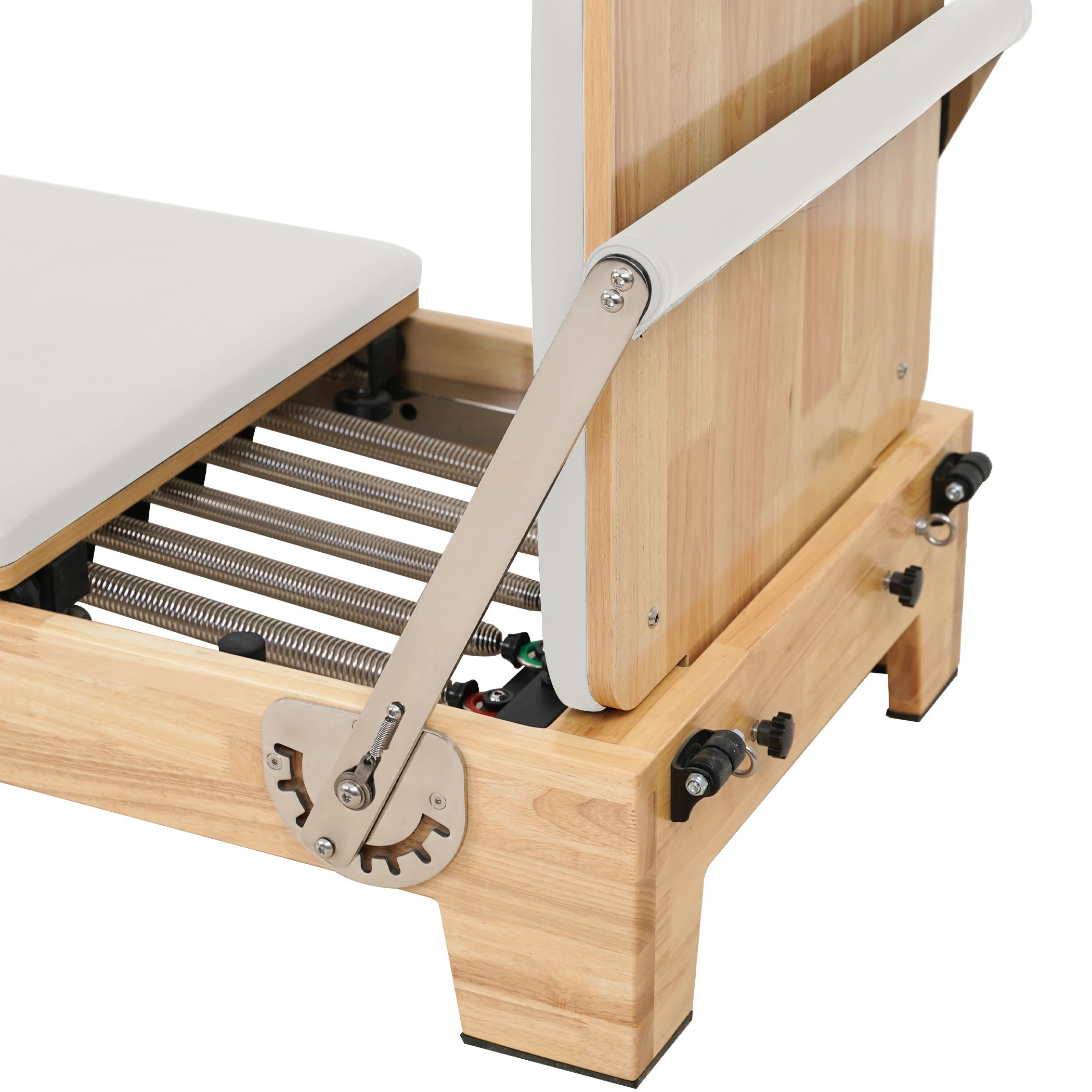 Oak Folding Classic Pilates Reformer White