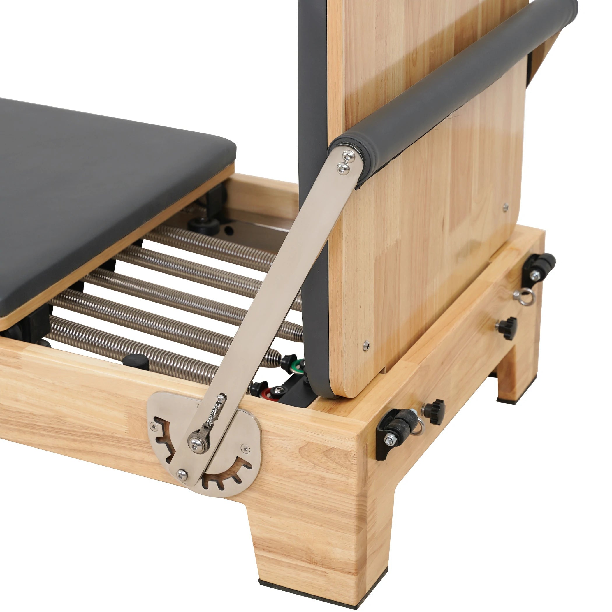 Oak Folding Classic Pilates Reformer Gray