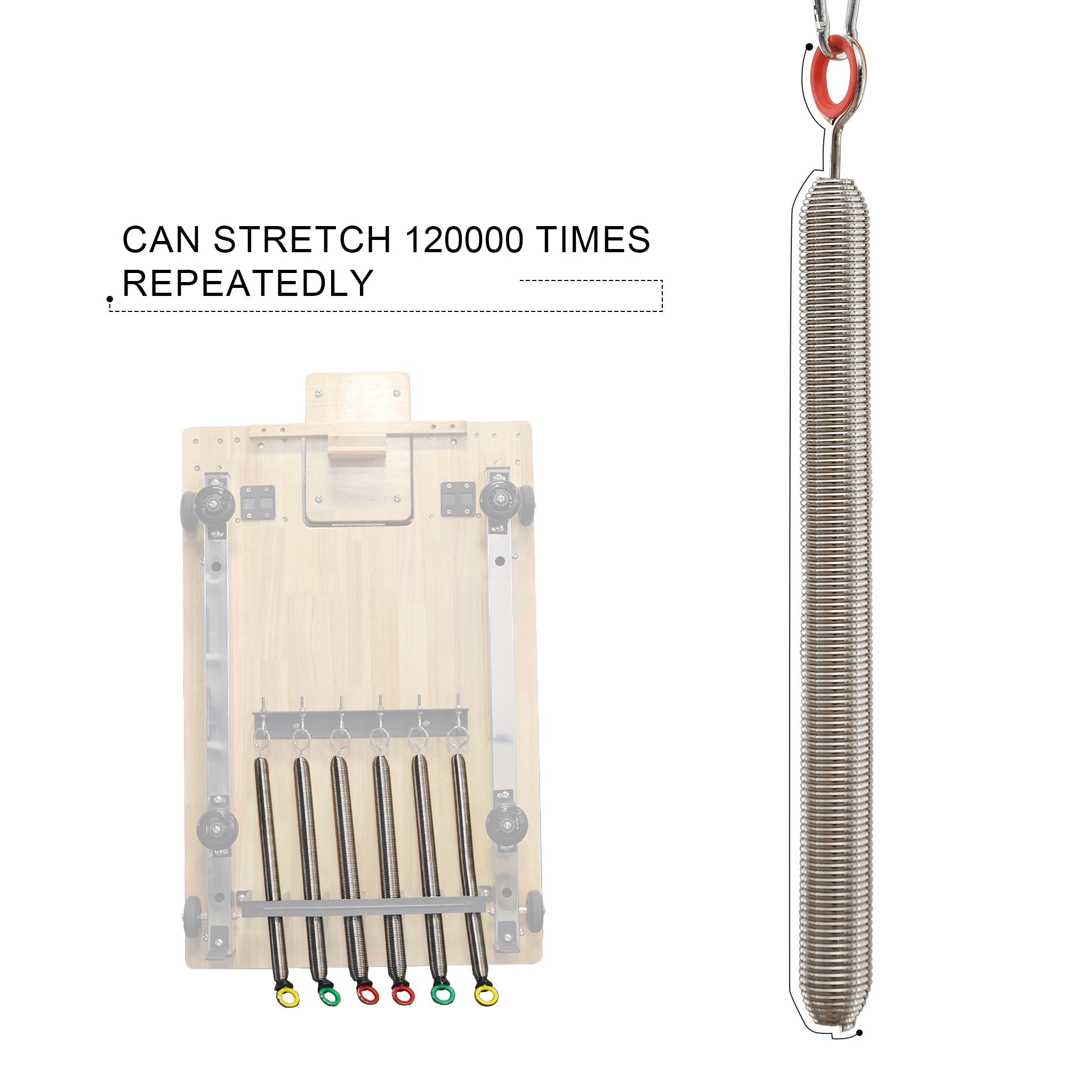 Aluminium Pilates Reformer White