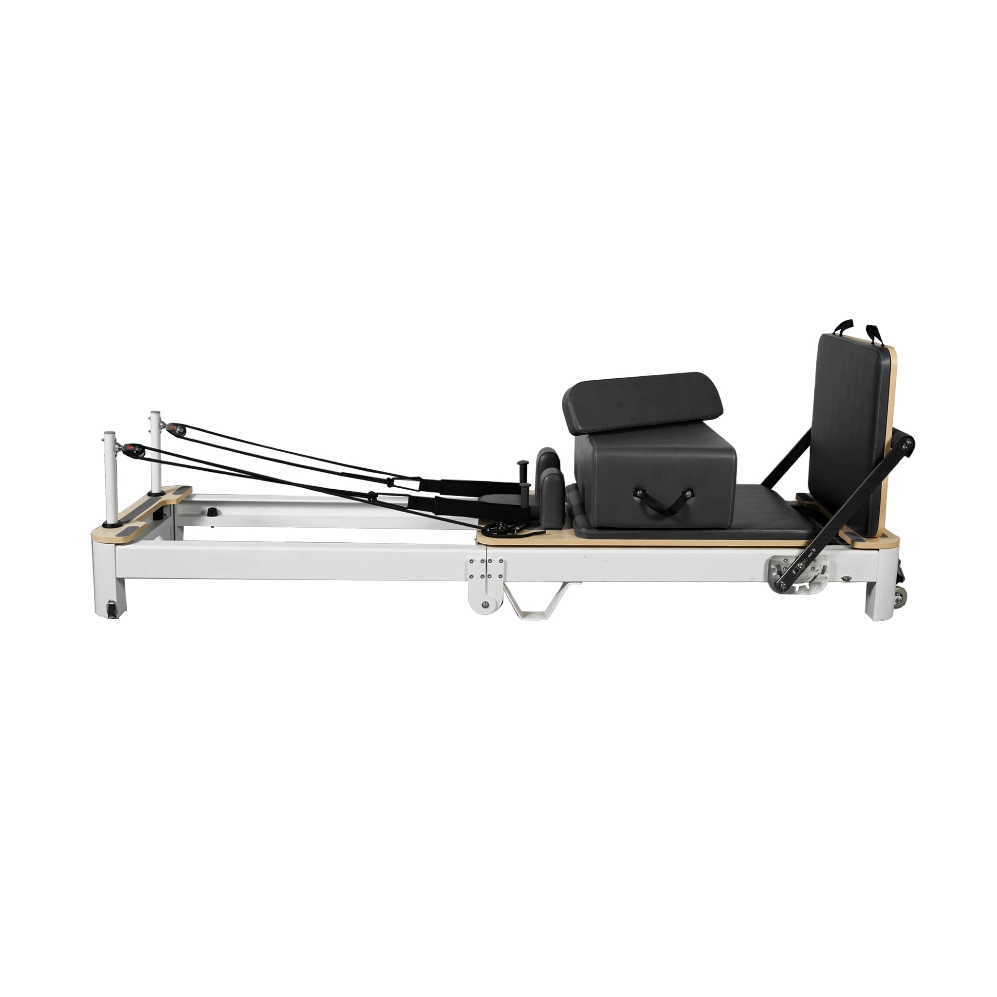 🎁 Black Friday Folding Pilates Aluminum Alloy Reformer Black
