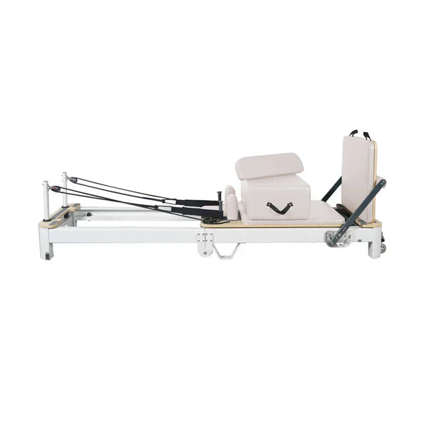 🎁 Black Friday Folding Pilates Aluminum Alloy Reformer White