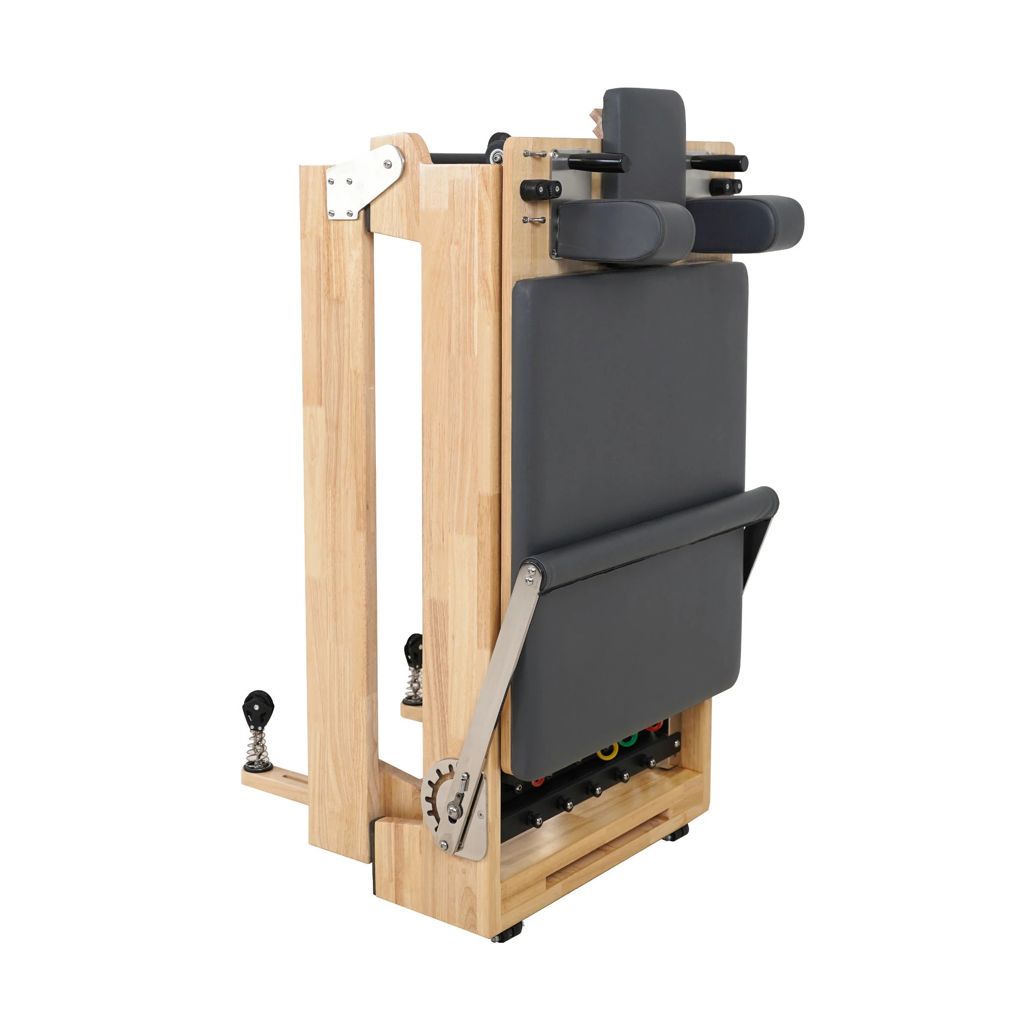 Oak Folding Classic Pilates Reformer Gray