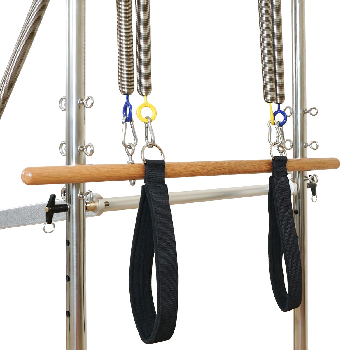 Gymfrog Premium Red Oak Pilates Reformer with Tower Beige