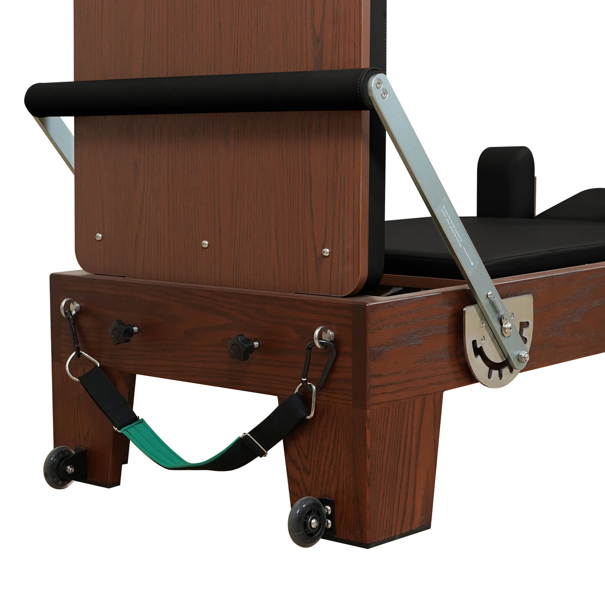 Gymfrog Classic Walnut Pilates Reformer Black